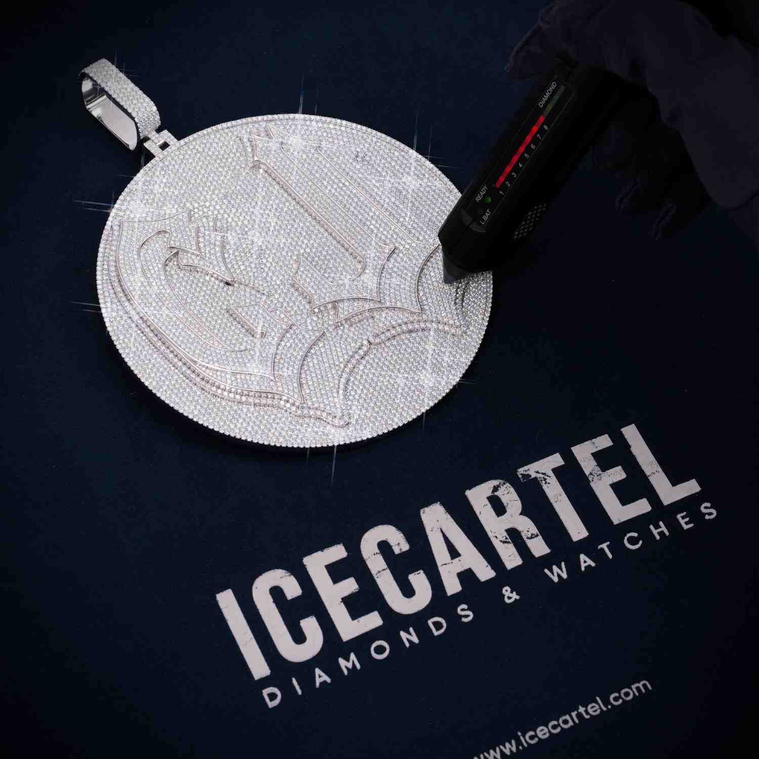 CJ Custom Moissanite Pendant 14K Gold、mySite、hinf8tx79