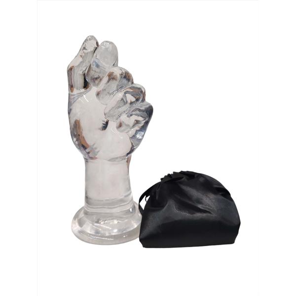 Come Closer Clear Play Fist No 5 | Suction Cup | Flexible O.5 KG | Free Satin Bag、mySite、bottomscart