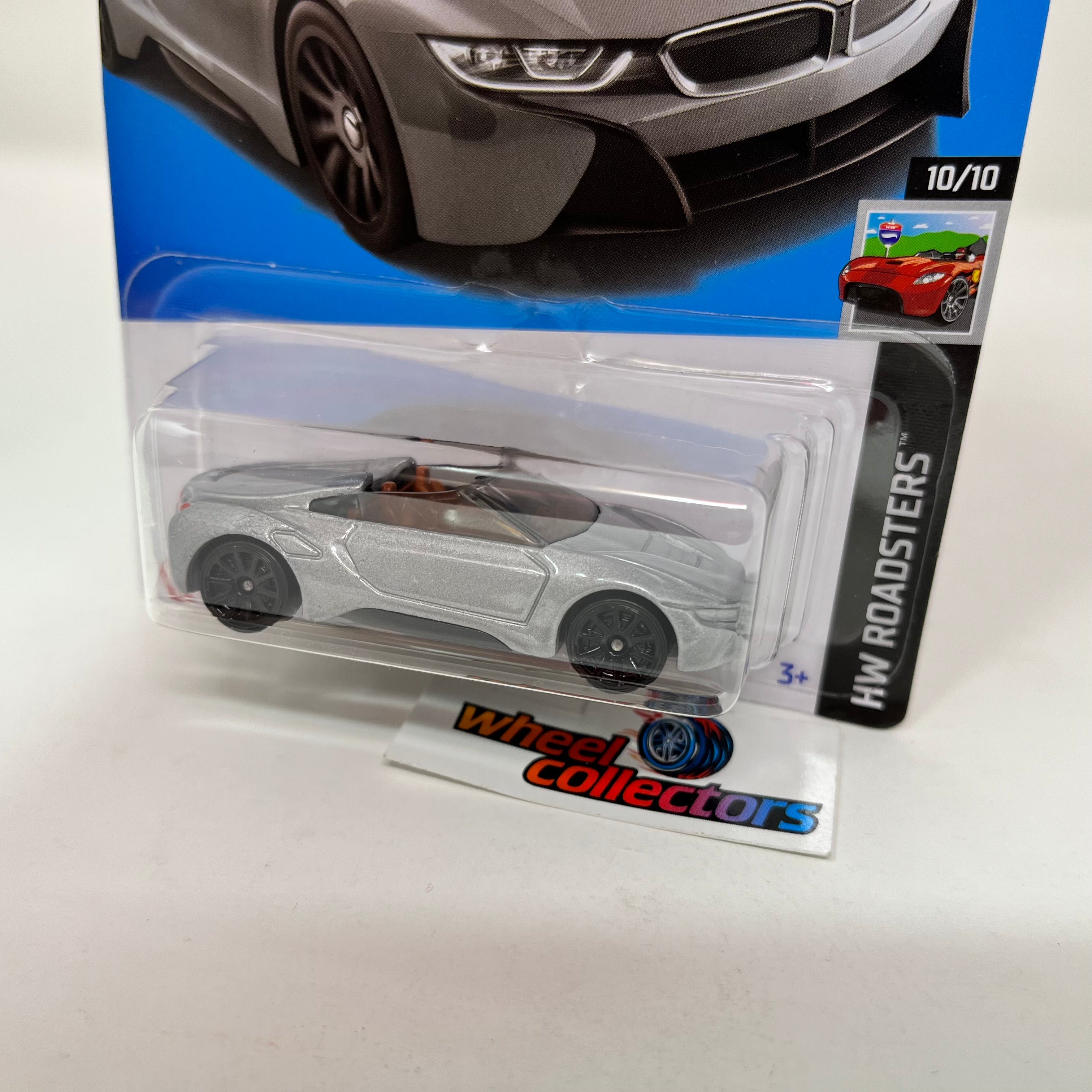 BMW i8 Roadster #156 * Silver * 2023 Hot Wheels Case H、mySite、hgirdovlk