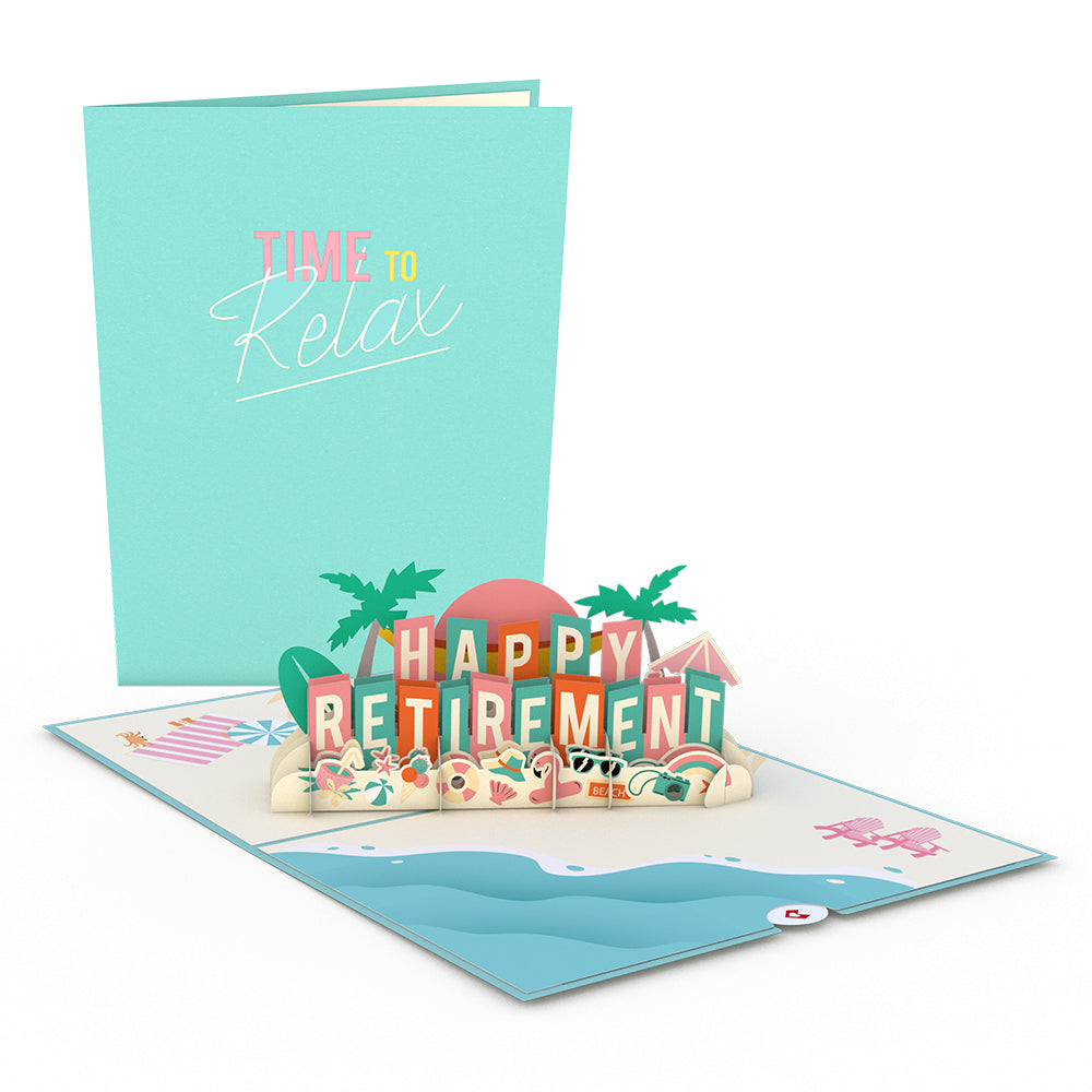 Happy Retirement Pop-Up Card、mySite、solidvoid
