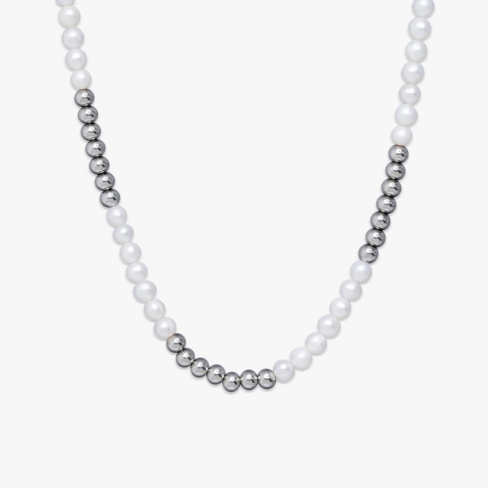6MM Semi Metal Pearl Necklace、mySite、hinf8tx79