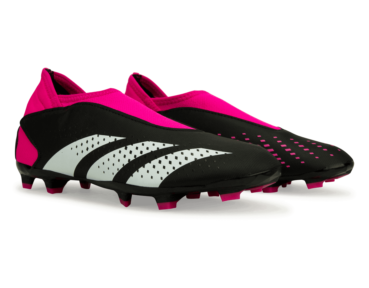 adidas Kids Predator Accuracy.3 LL FG Black/Pink、mySite、noshort