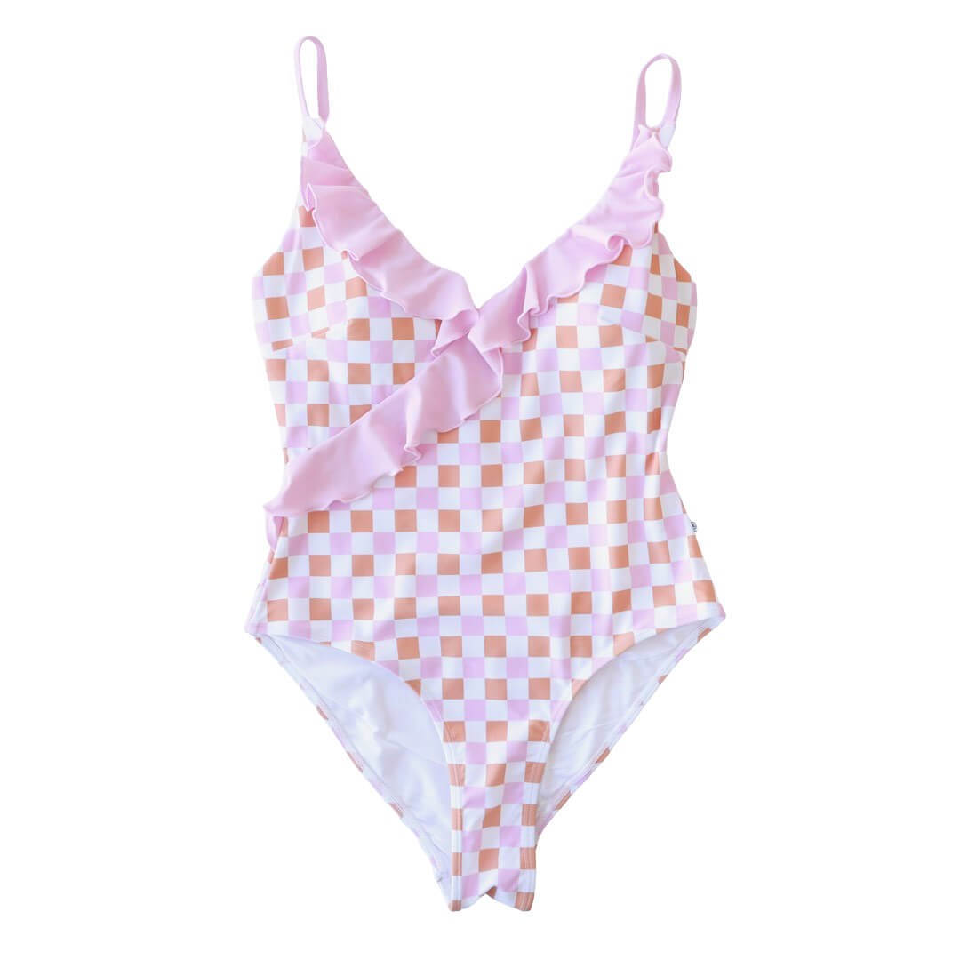  Women's Ruffled One-Piece Swimsuit | All Prints、mySite、layawaytickets