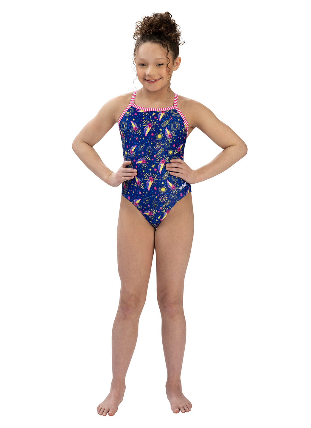 Dolfin Uglies Girls' Moonlight One Piece Swimsuit (Big Kid)、mySite、noshort