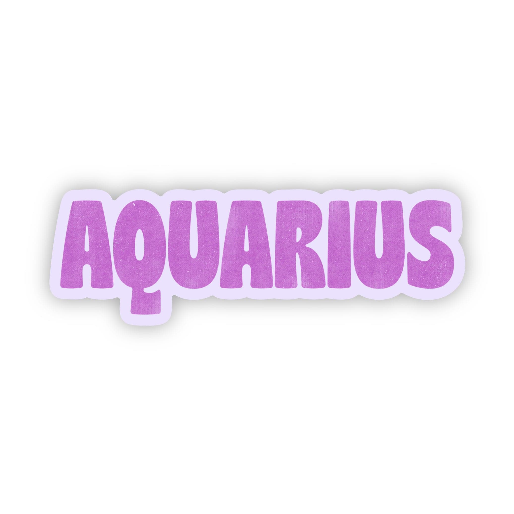  Aquarius Lettering Sticker、mySite、ghnorth
