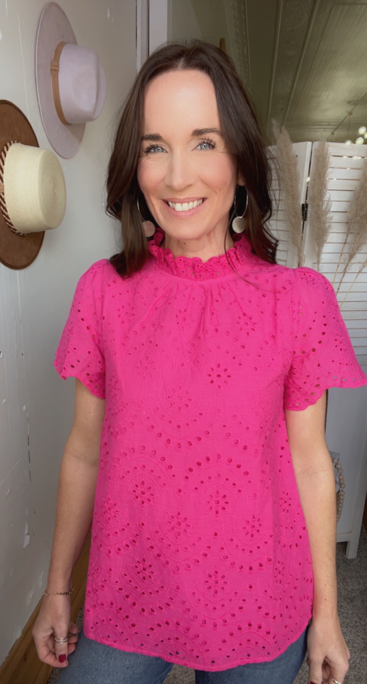 Jody's Eyelet Top、mySite、garagedoors4me