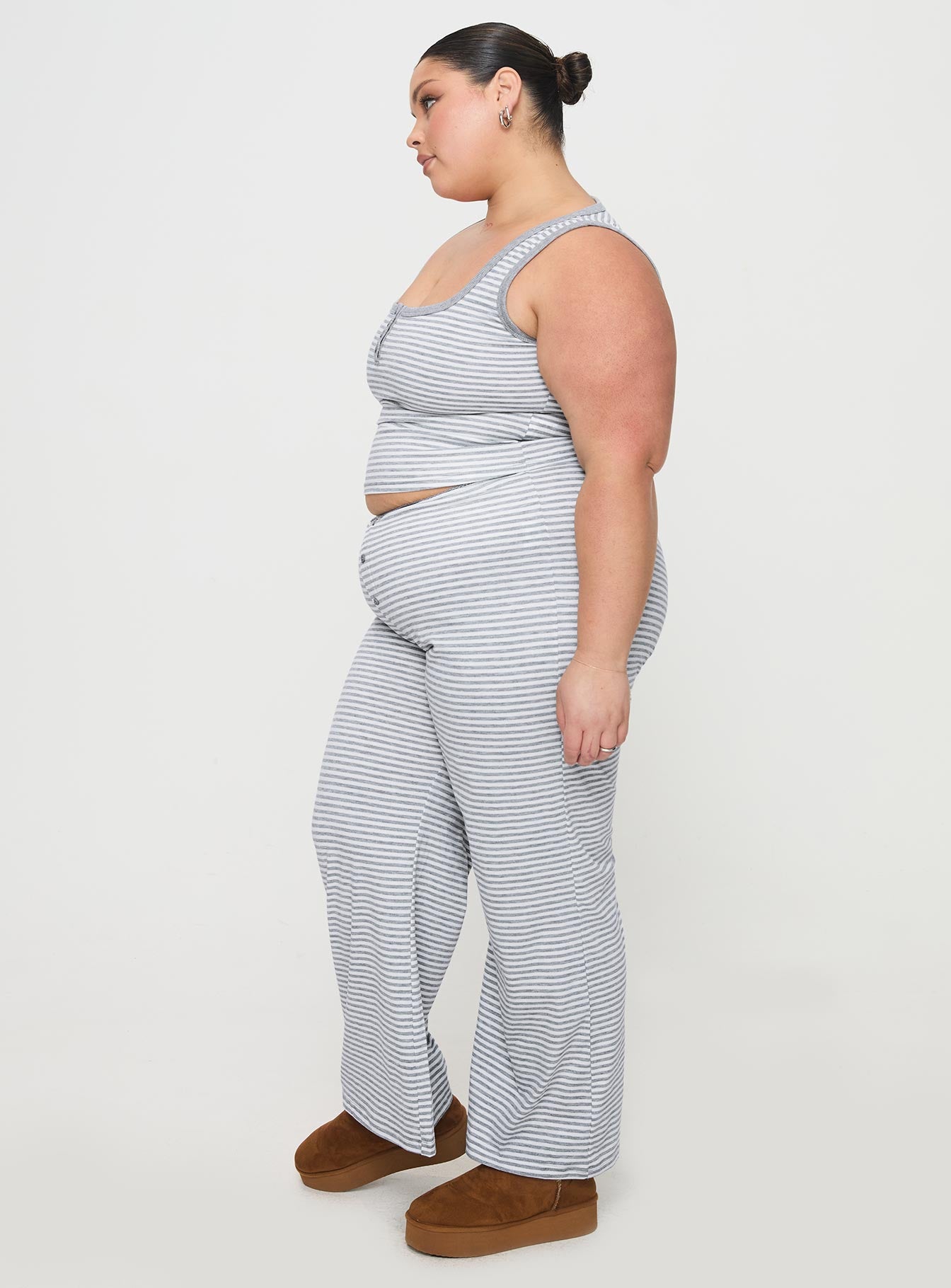 Waffles Stripe Sleep Set Multi Curve、mySite、solidvoid