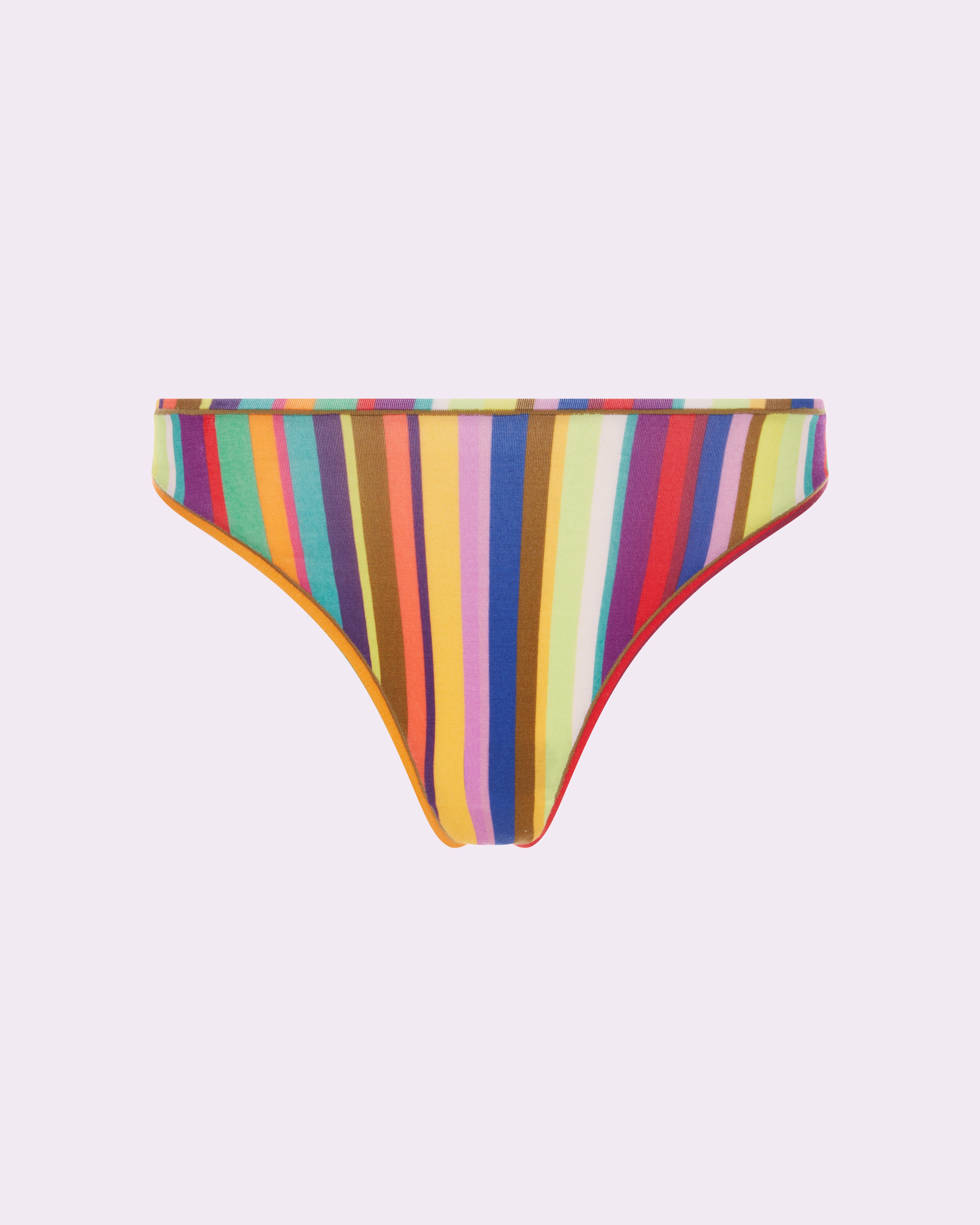 Ultra-Flattering High Rise Thong | New:Cotton (Mira Stripe)、mySite、bengalsvssteelers