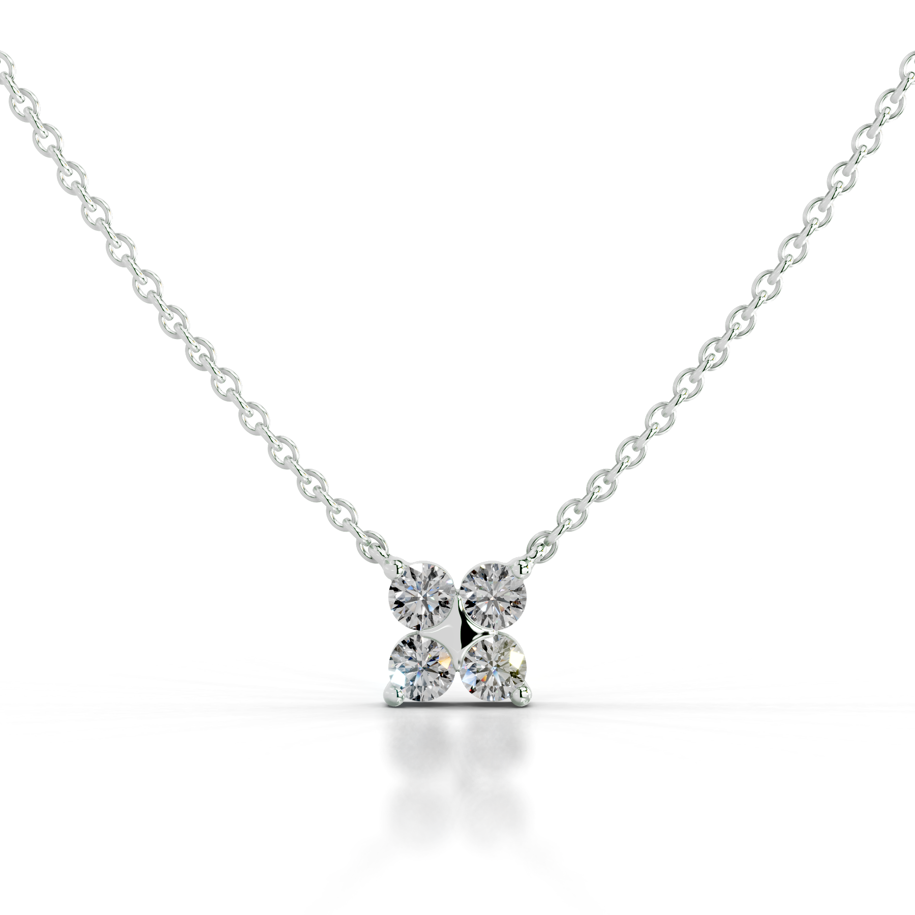 Ottilie Lab Grown Diamond Pendant (0.4 Carat) -18K White Gold、mySite、hinf8tx79