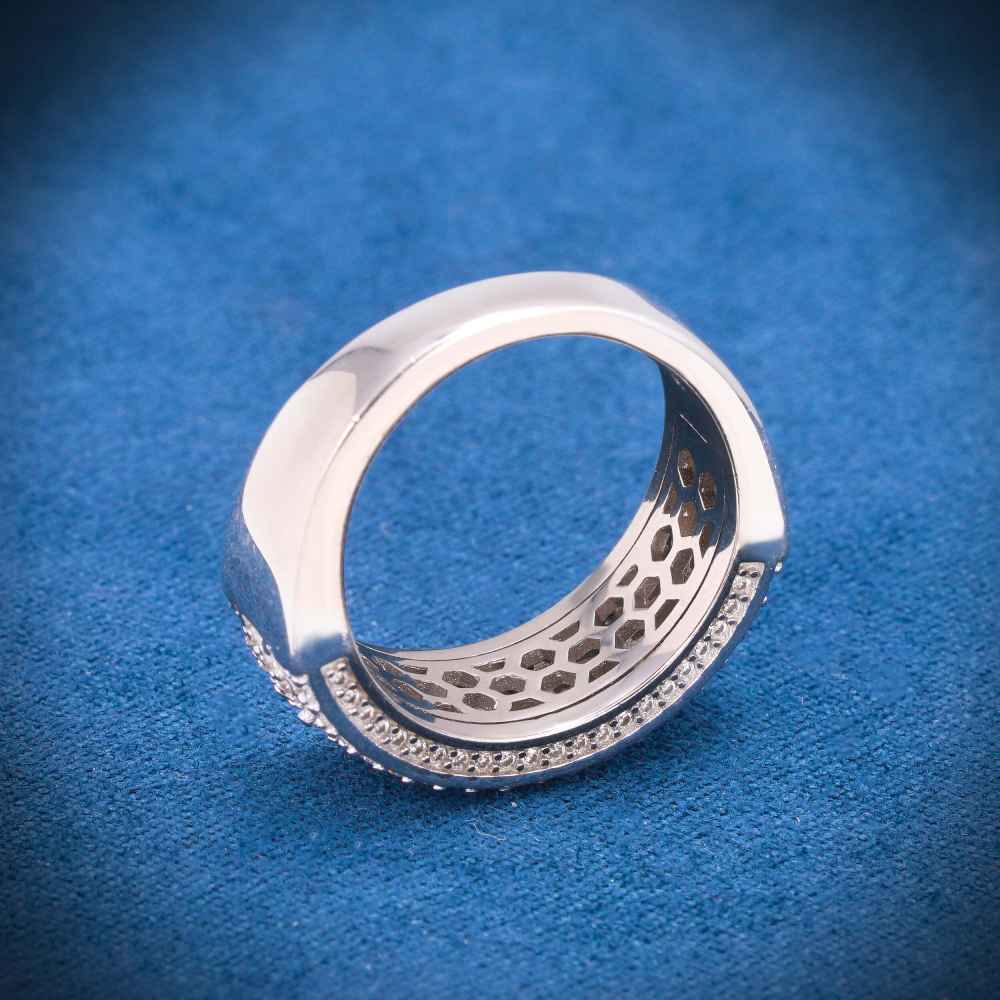 Halo Cluster Channel Set Moissanite Ring 14K Gold、mySite、hinf8tx79