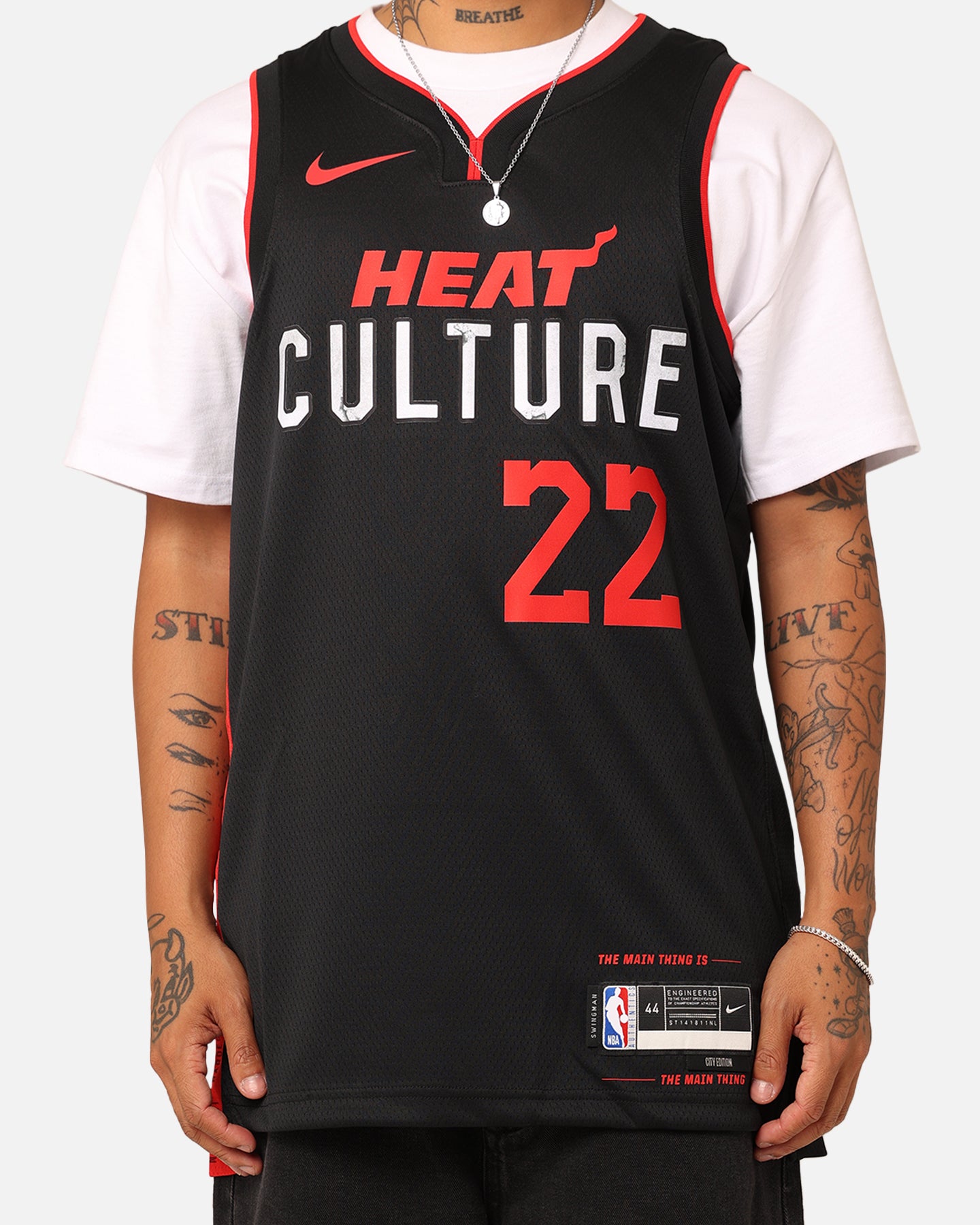 Nike Miami Heat Jimmy Butler Dri-FIT Swingman City Edition 2023/24 Jersey Black、mySite、zt4zffjzw