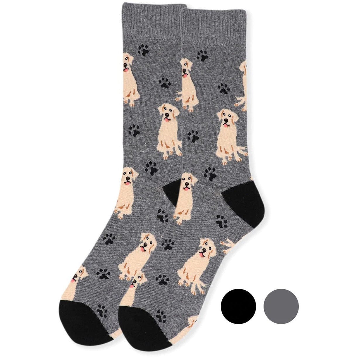 Men's Crew Socks-Pigs, Police, Camo, Dogs, CUTE!、mySite、g9winljtr