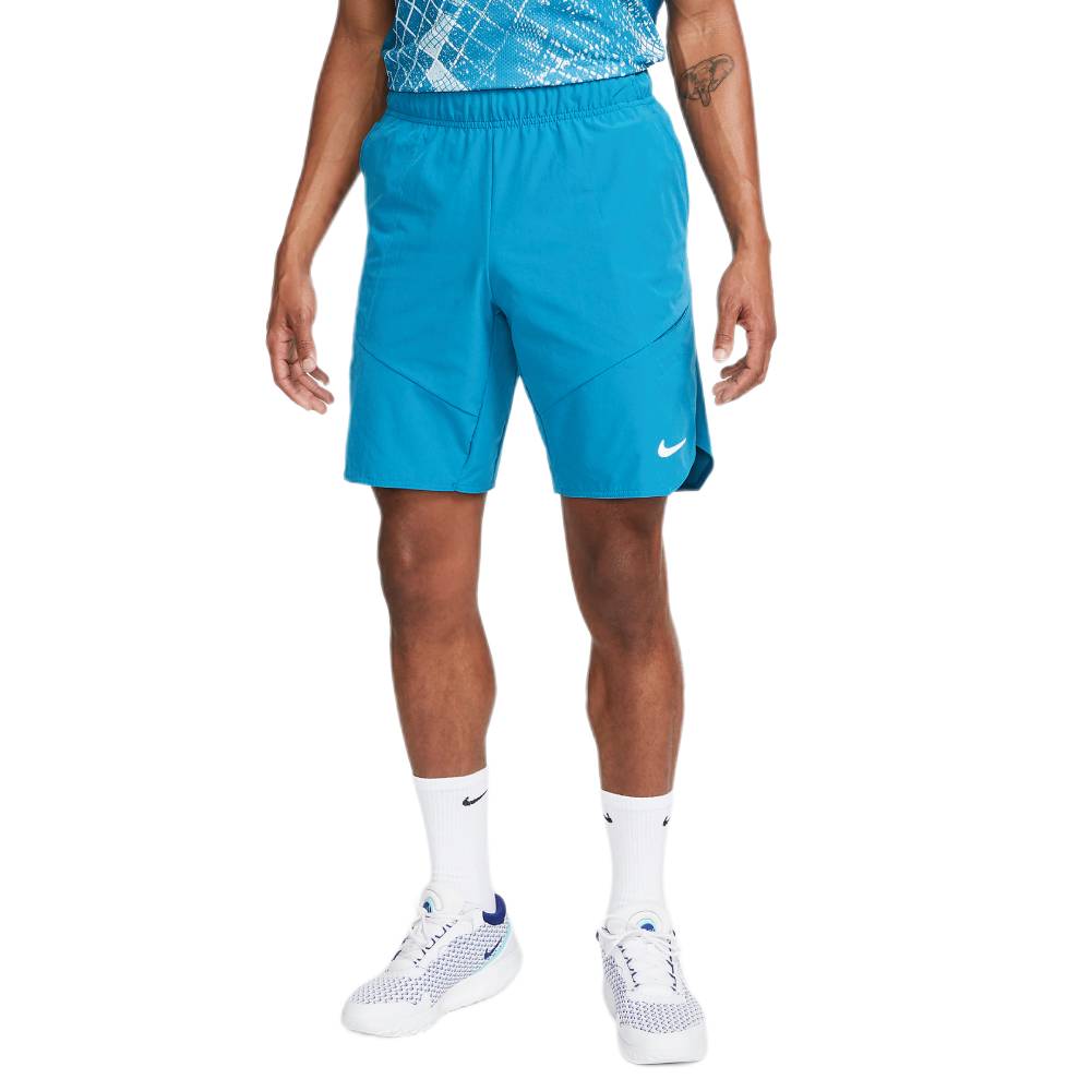 Nike Men's Dri-FIT Advantage Short 9-inch (Green Abyss/White)