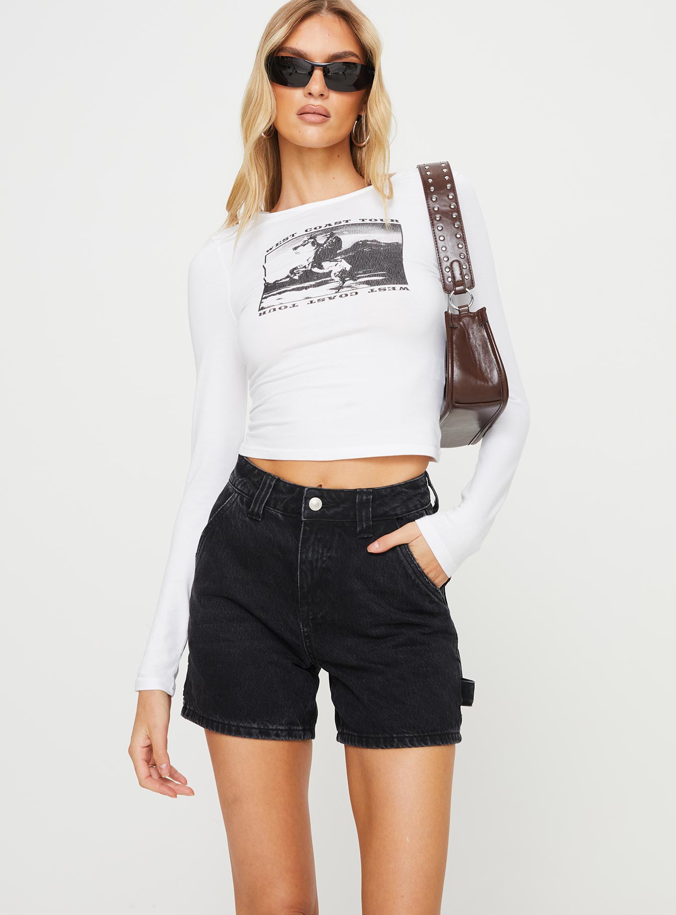 Lou Carpenter Denim Shorts Washed Black Lower Impact、mySite、solidvoid