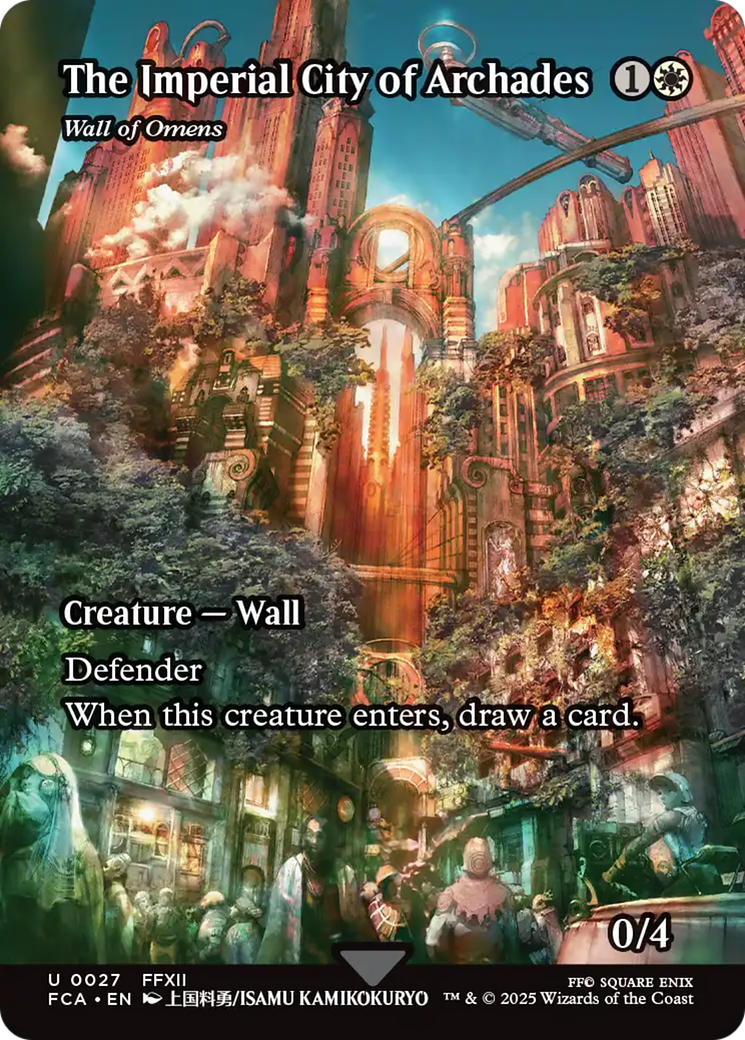 The Imperial City of Archades - Wall of Omens (Showcase) FINAL FANTASY : Through the Ages、mySite、waistdrama