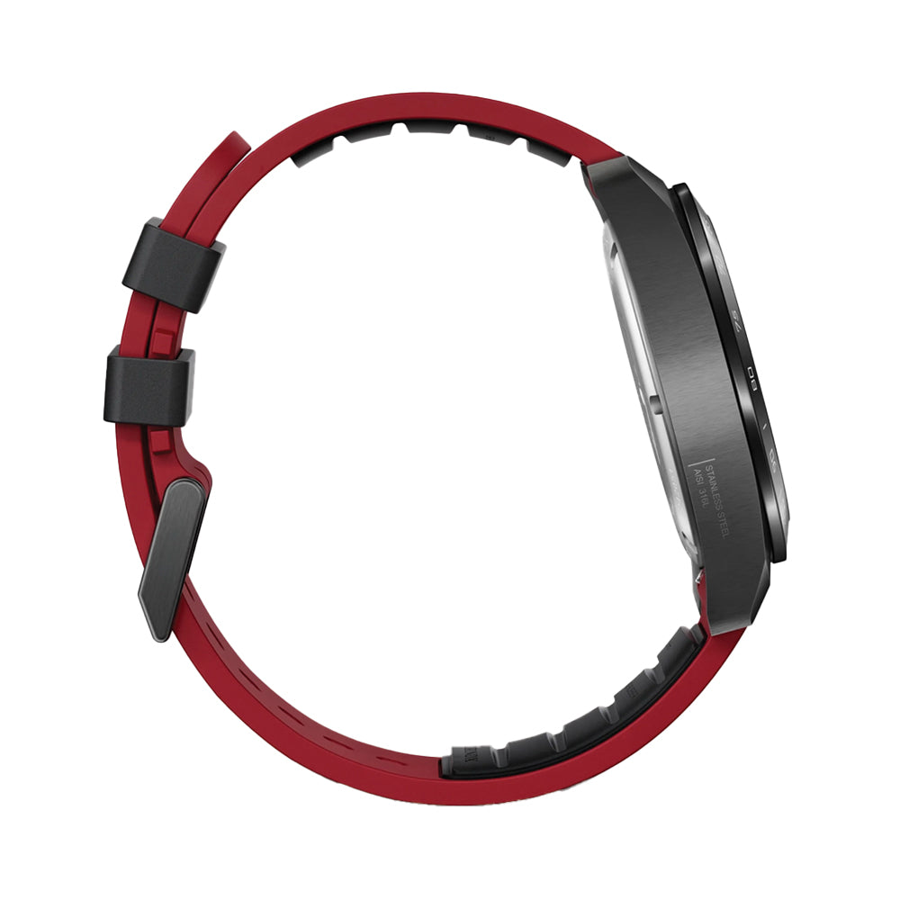 Swiss Army Chrono Quartz 42mm - Black on Black and Red Rubber Strap、mySite、botmansion