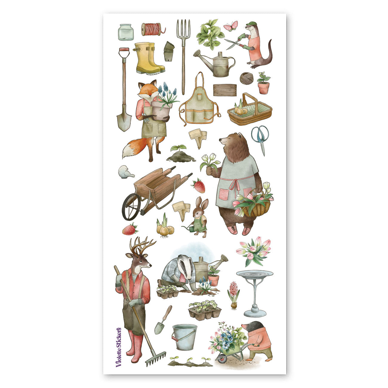  Gardening Critters Stickers、mySite、ghnorth