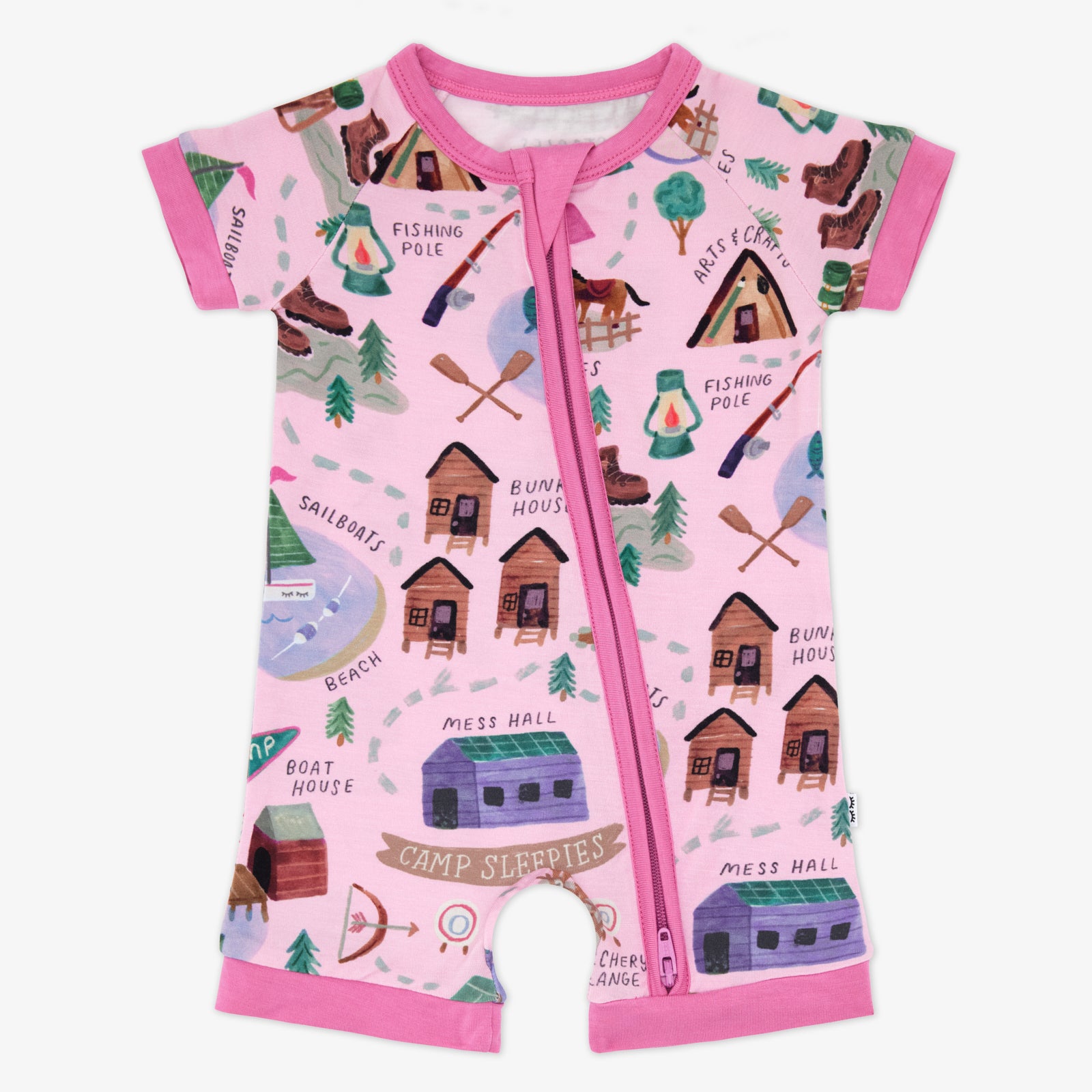 Pink Camp Sleepies Shorty Zippy、mySite、g9winljtr