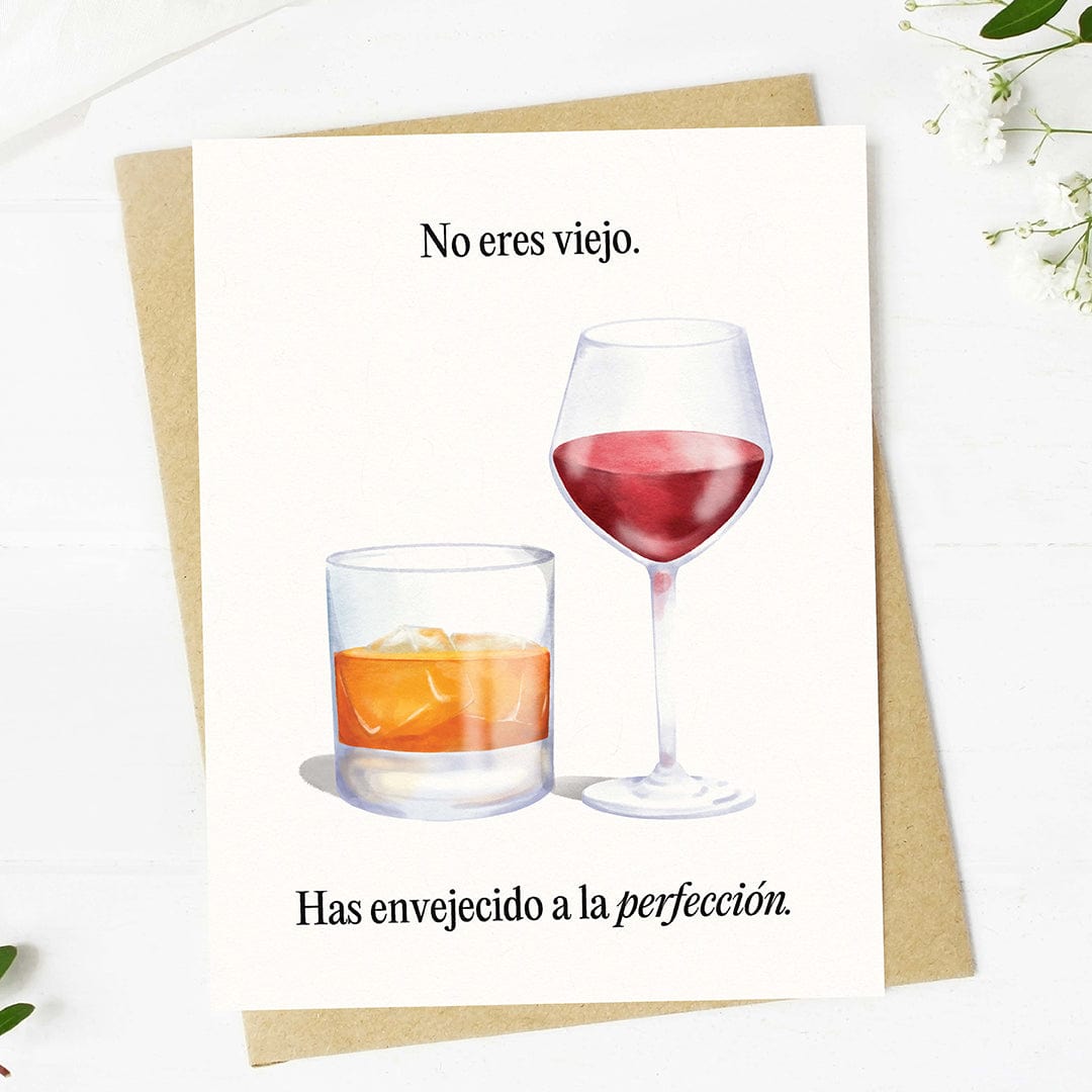  No Eres Viejo Spanish Birthday Card、mySite、elrpsem3k