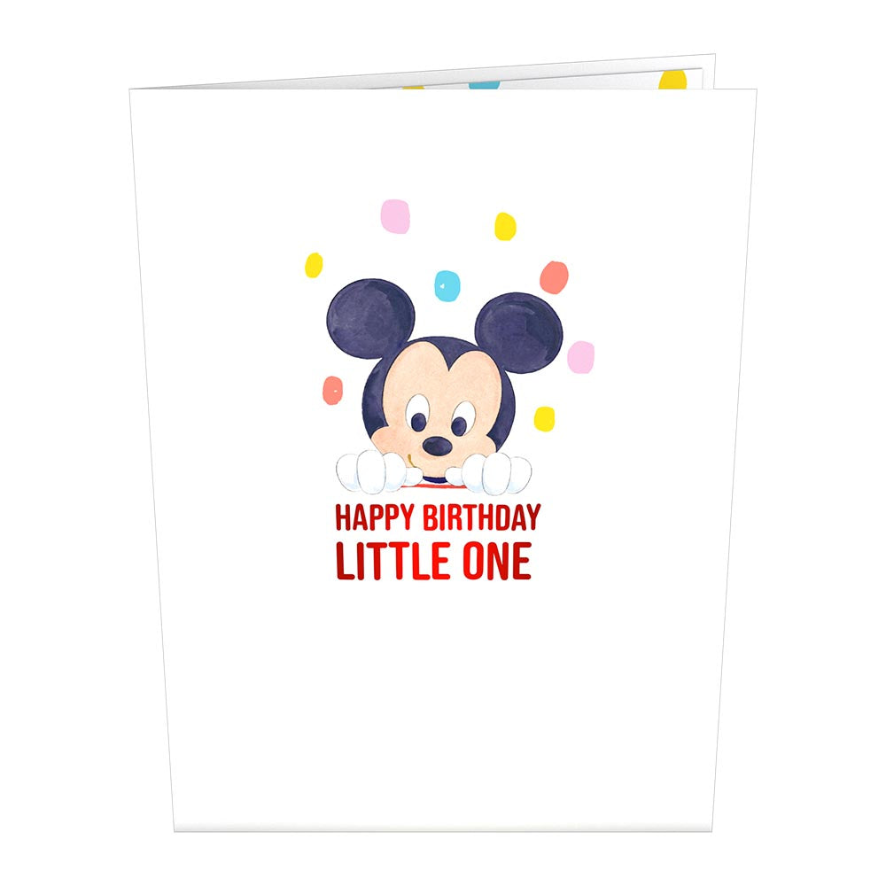 Disney's Mickey and Friends 1st Birthday Pop-Up Card、mySite、solidvoid