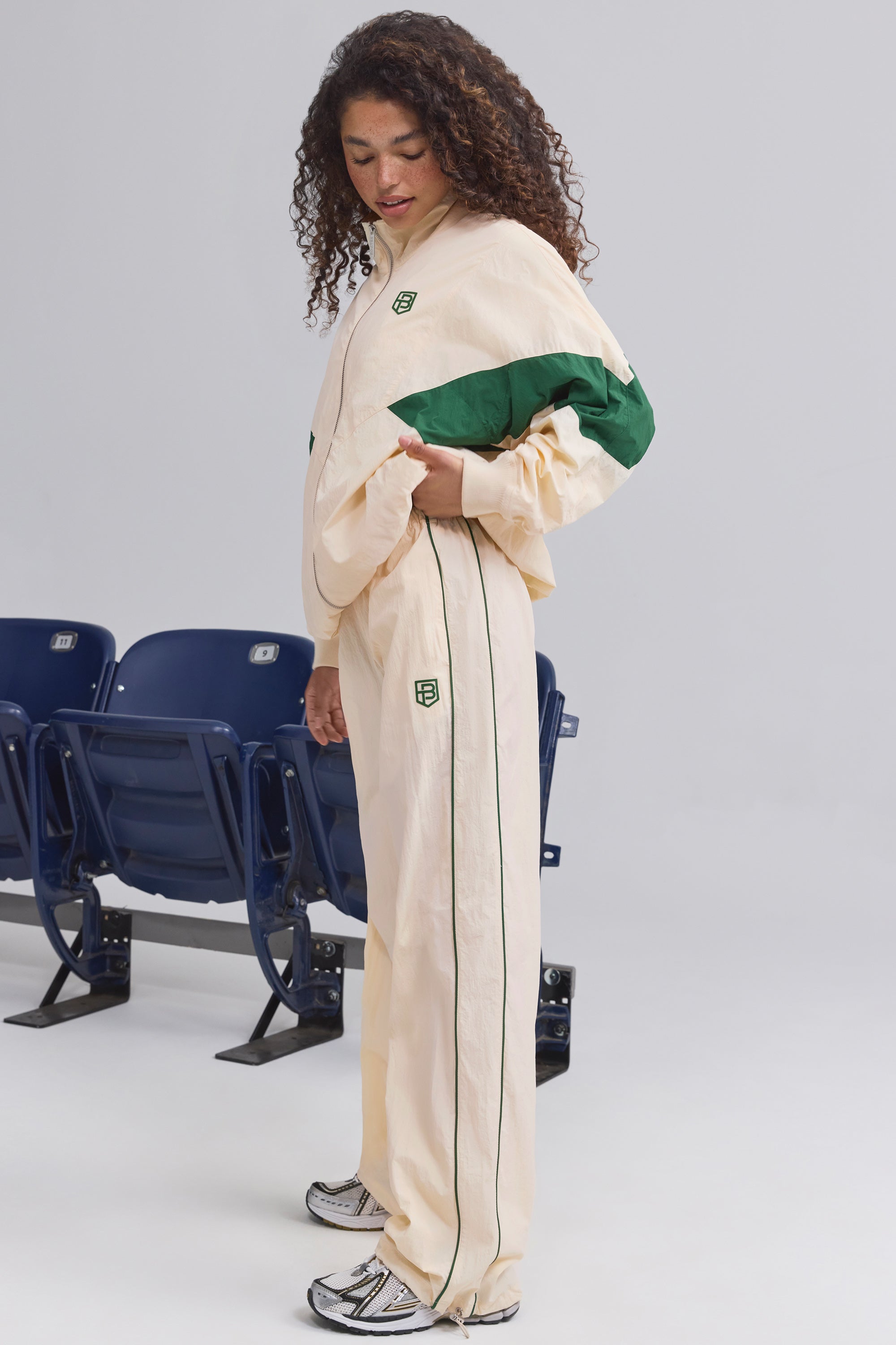 Wide-Leg Track Pants in Marble、mySite、solidvoid