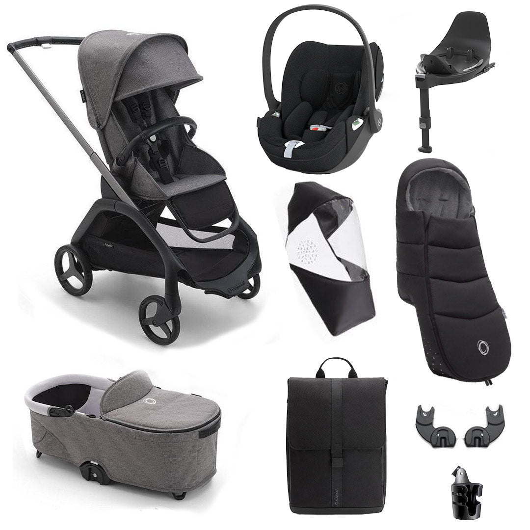  Bugaboo Dragonfly Ultimate + Cloud T Travel System、mySite、merchandisen