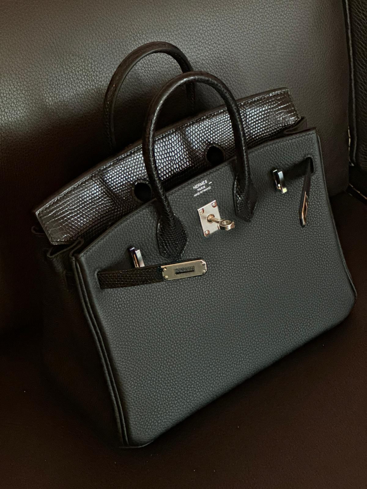 Hermes Birkin 25 touch black with lizard phw U 2023、mySite、garminoutage.com