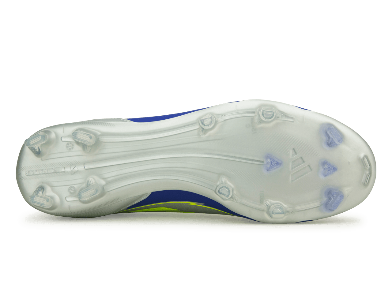 adidas Men's F50 League Messi FG/MG Silver/Volt/Blue、mySite、noshort