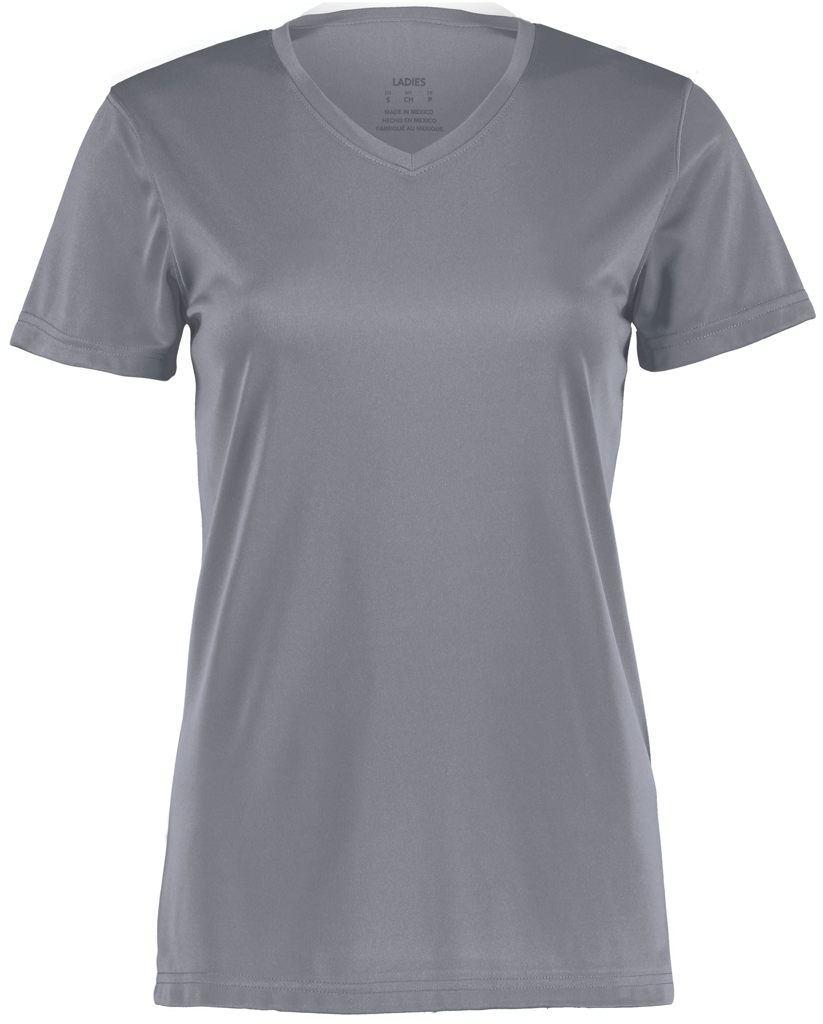 Augusta Women's NexGen Wicking Tee - Graphite、mySite、noshort