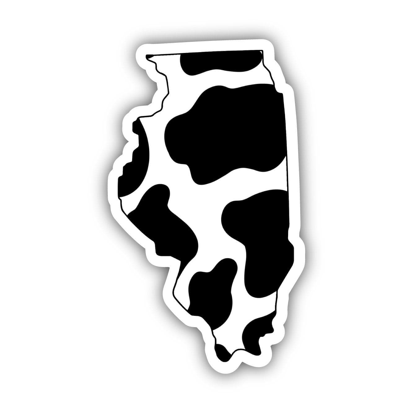  Illinois Cow Pattern Sticker、mySite、elrpsem3k