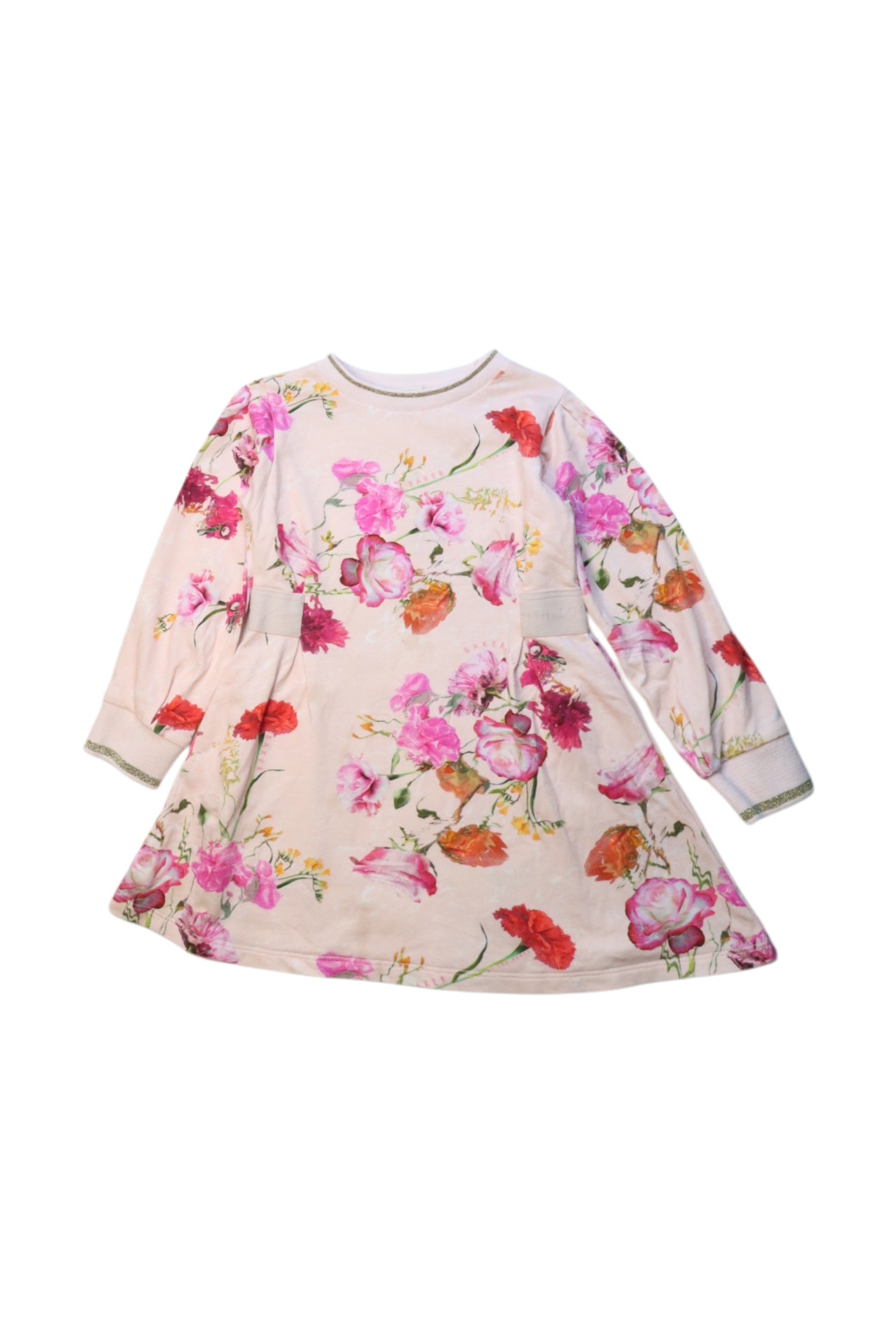 Baker By Ted Baker Floral Long Sleeve Dress 3-4T、mySite、g9winljtr
