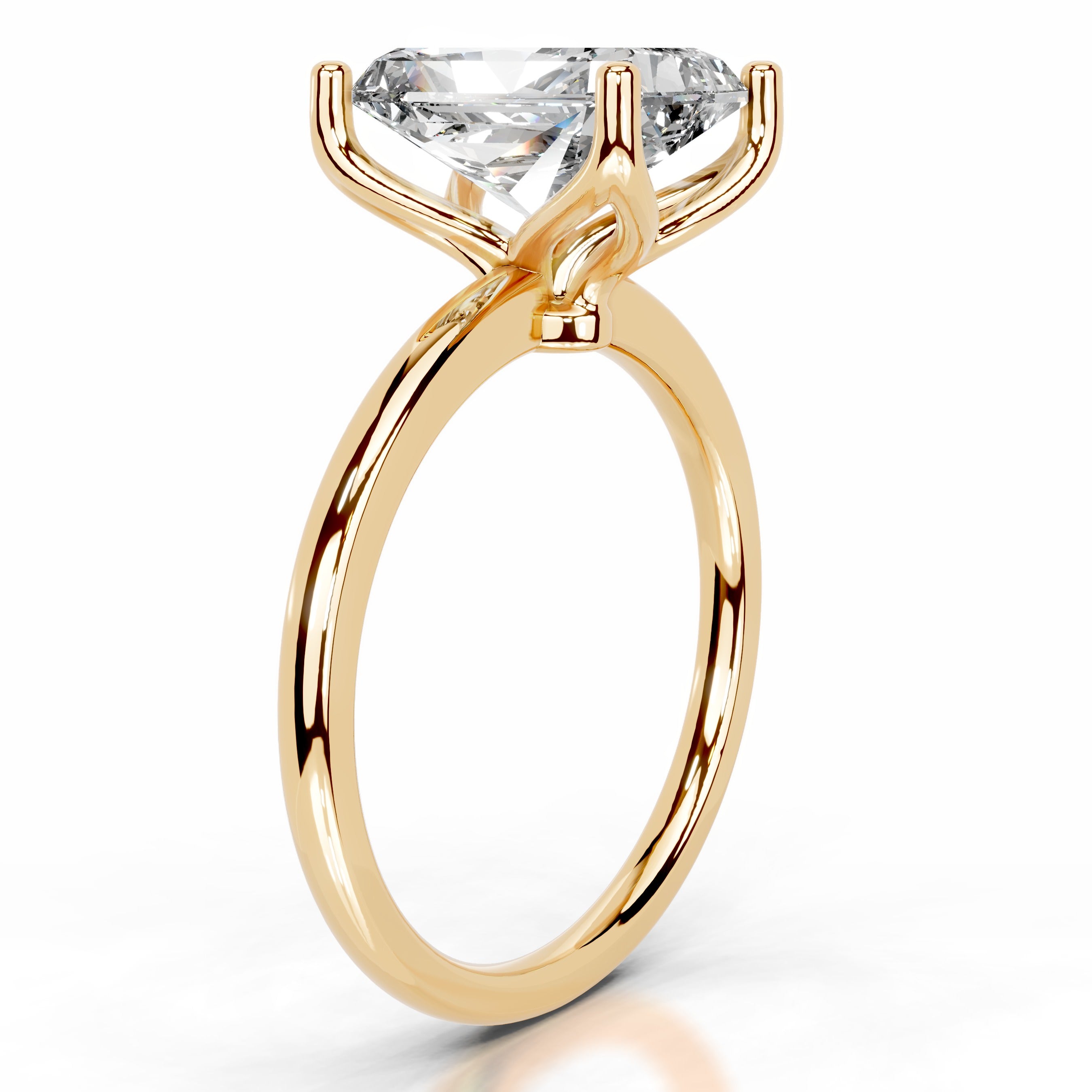 Phoenix Diamond Engagement Ring - 18K Yellow Gold、mySite、hinf8tx79