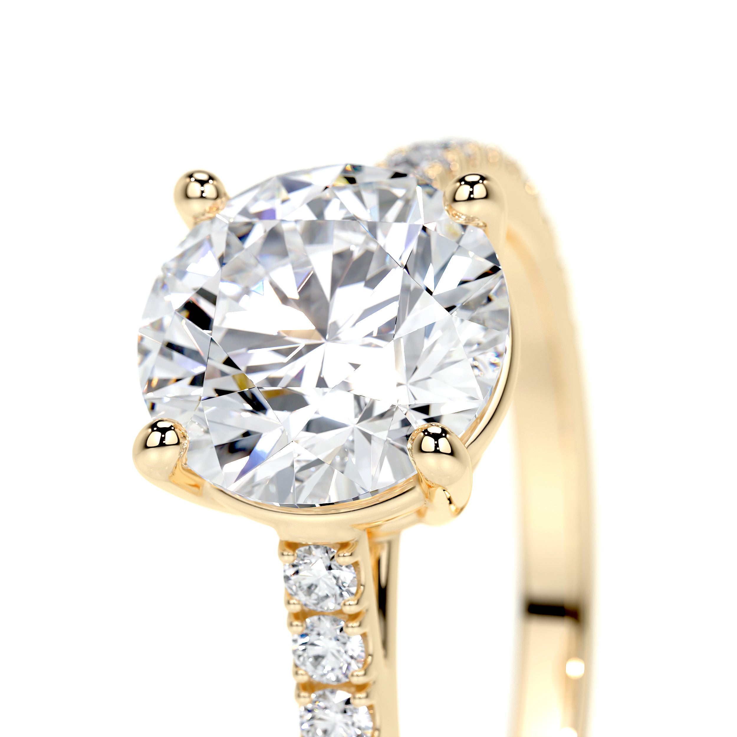 Anna Lab Grown Diamond Ring -18K Yellow Gold、mySite、hinf8tx79