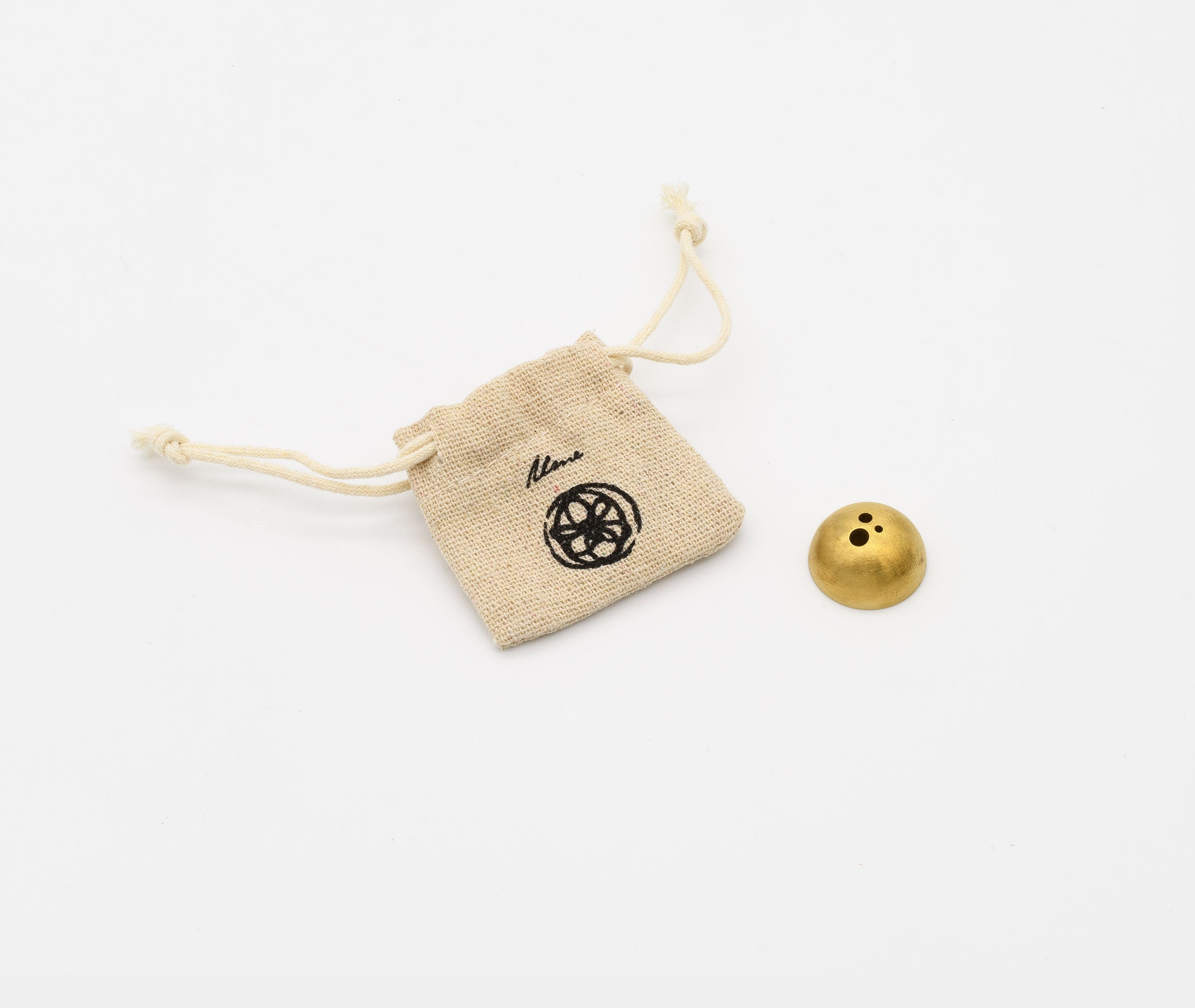Brass Dome Incense Holder - Gold、mySite、topwebapps