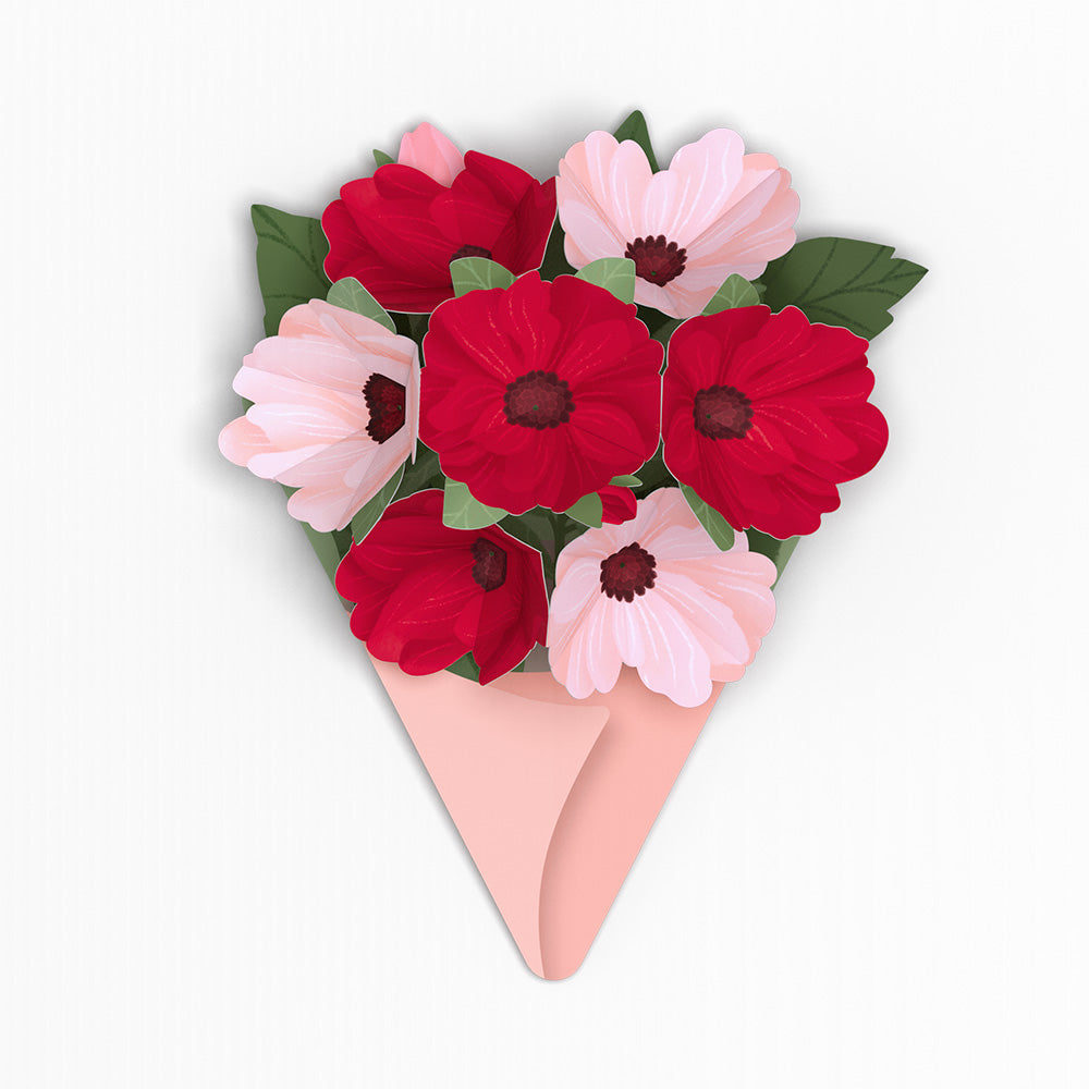 Rosy Ruby Little Blooms (Notecard 5-Pack)、mySite、solidvoid