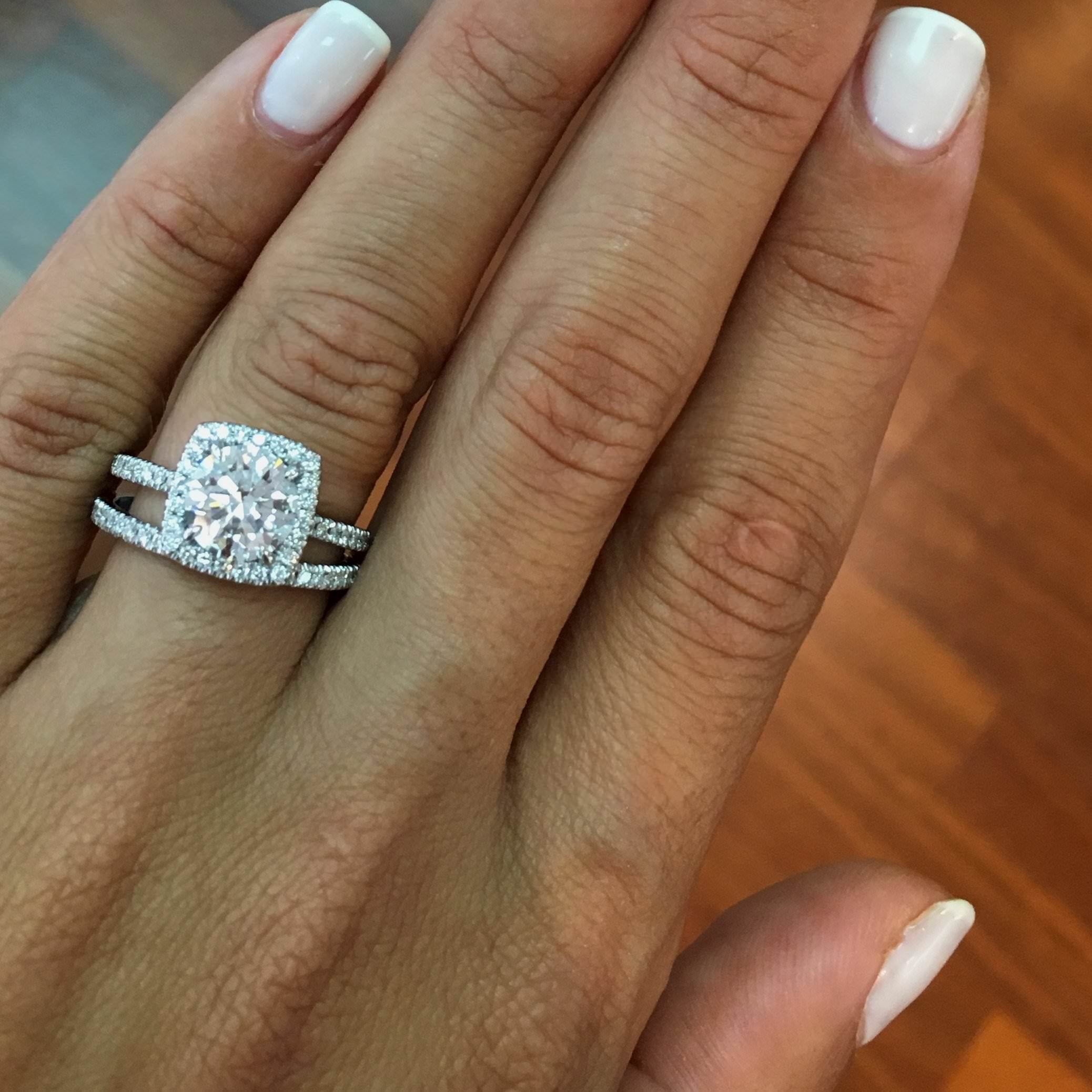 Catalina Diamond Bridal Set -14K White Gold、mySite、hinf8tx79