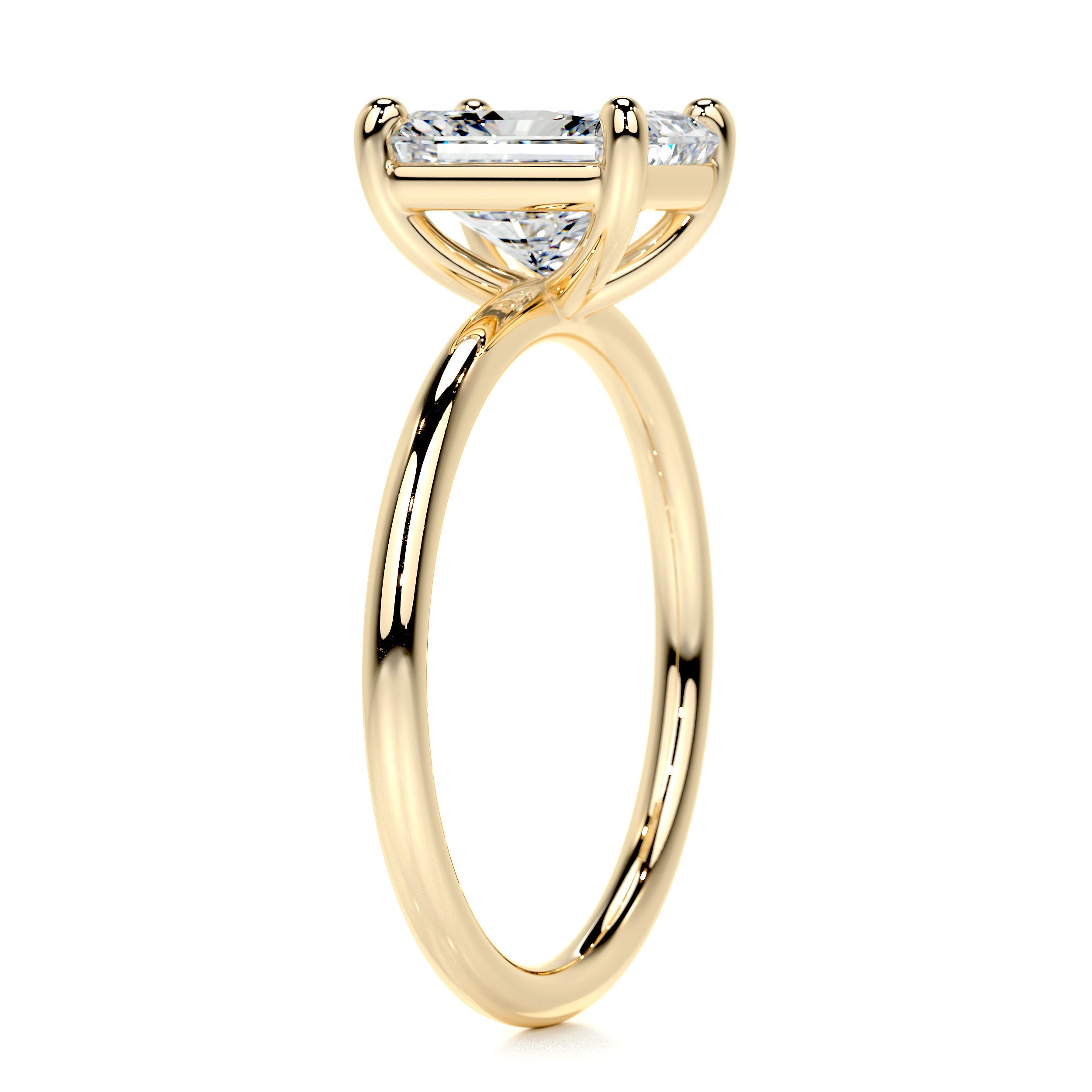 Harper Diamond Engagement Ring -18K Yellow Gold、mySite、hinf8tx79