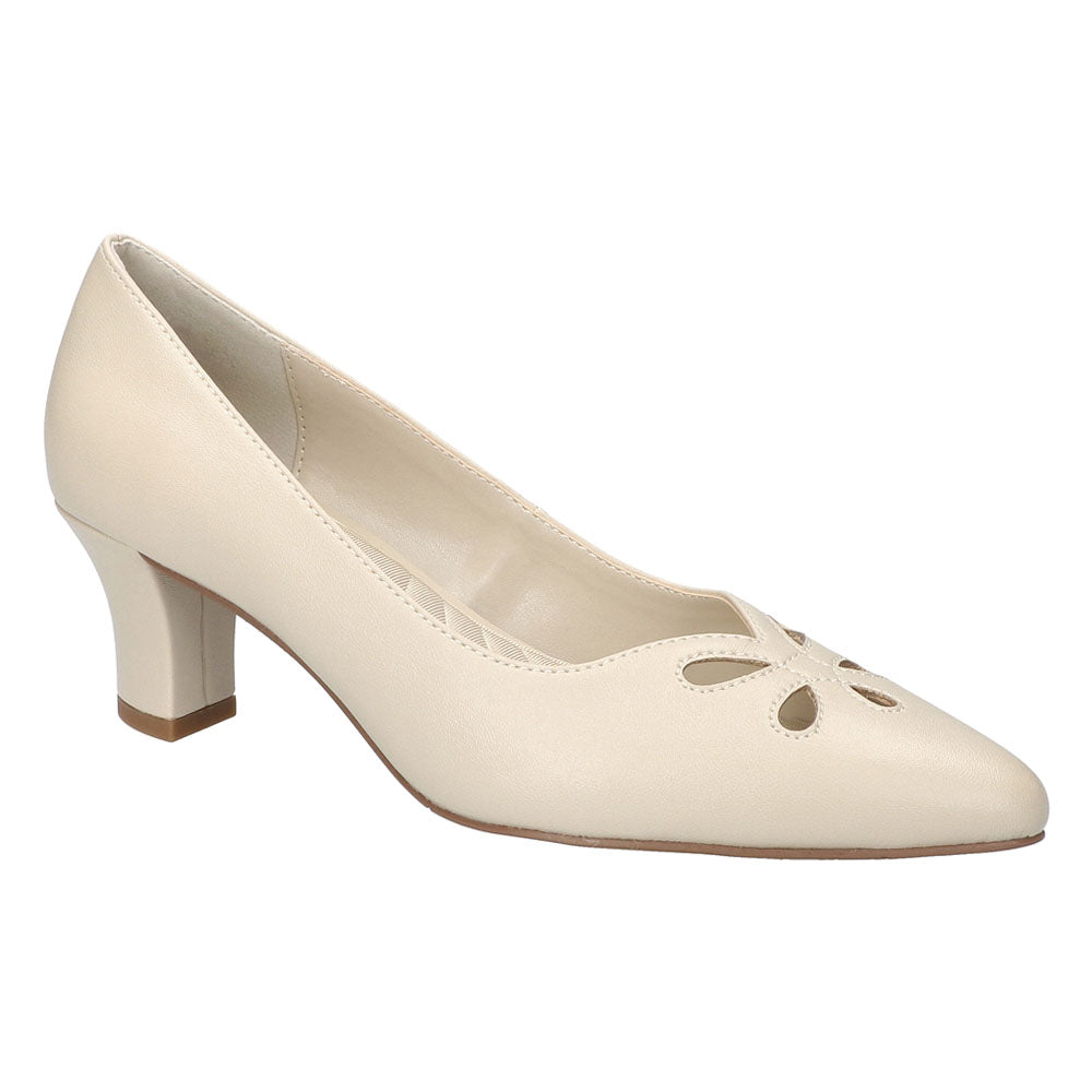 Pat Cut Out Pointed Toe Block Heel Pumps、mySite、gtrtttuynbv