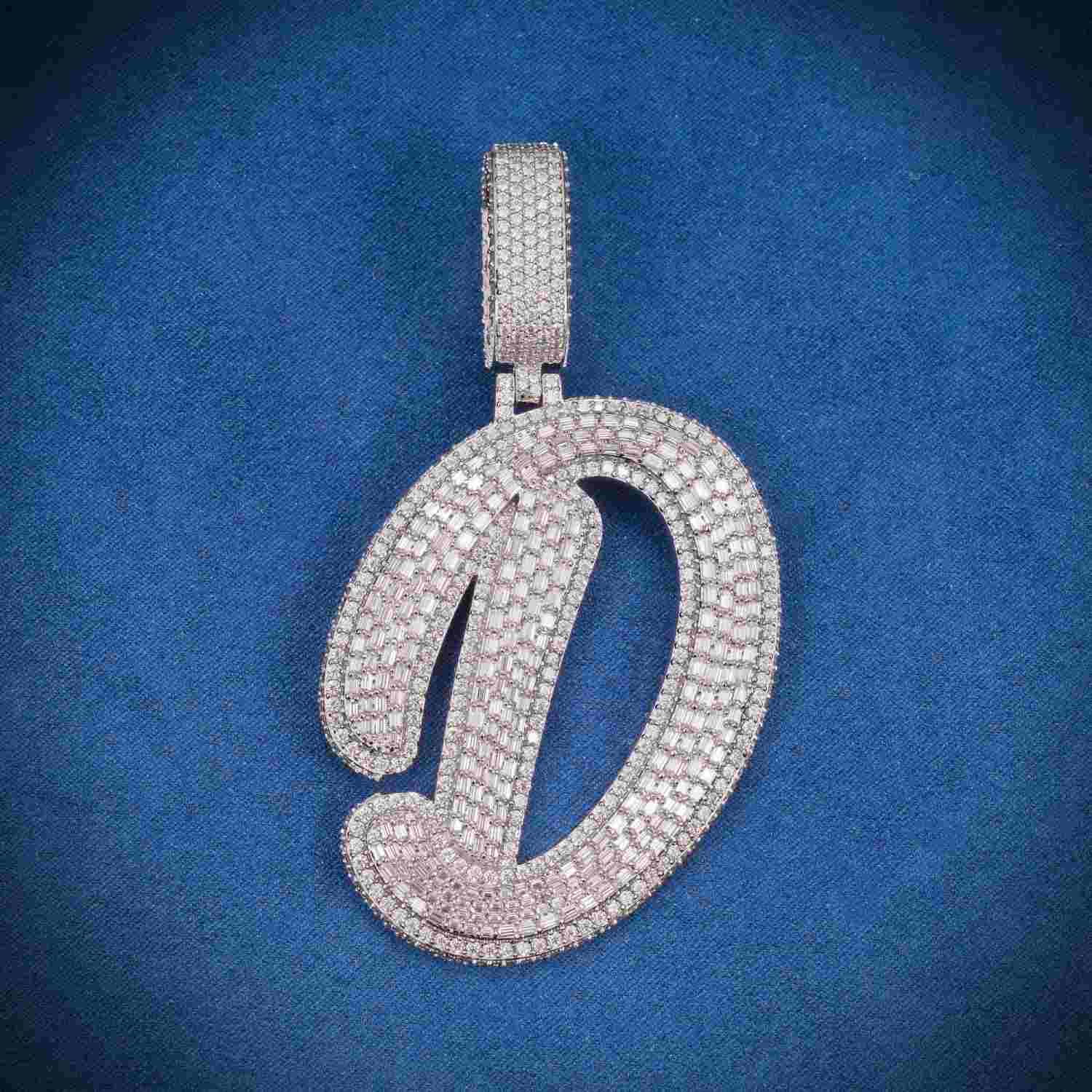 D Custom Moissanite Pendant 14K Gold、mySite、hinf8tx79