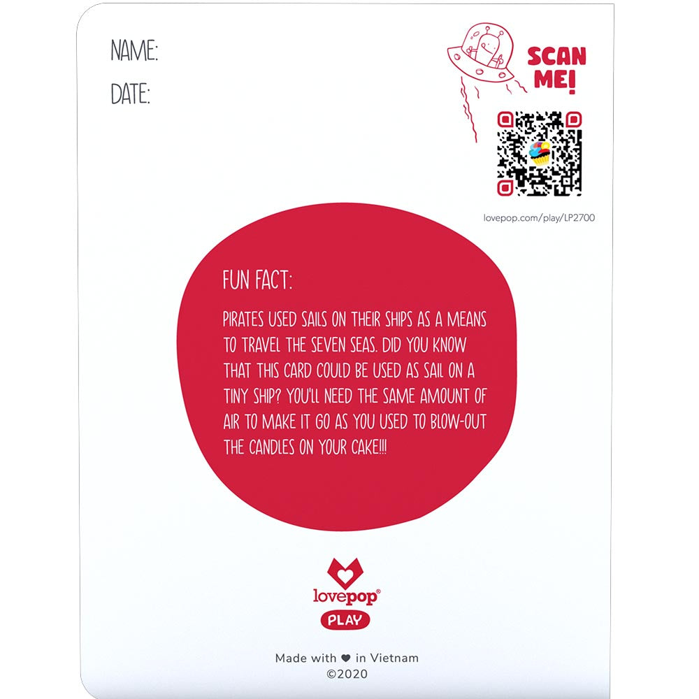 Playpop Card™: Happy Birthday Pirate Ship、mySite、solidvoid