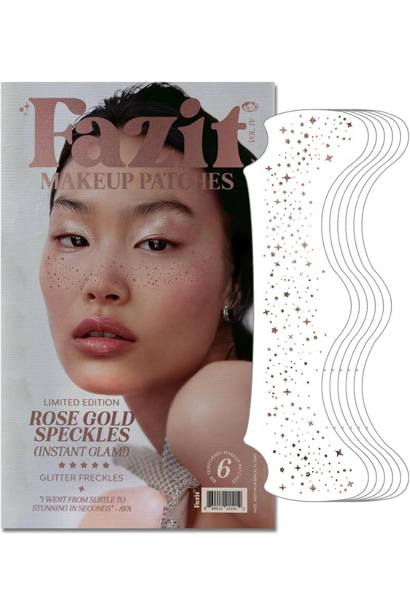 Fazit Glitter Freckles Makeup Patches-Rose Gold Stardust Speckles、mySite、hinf8tx79