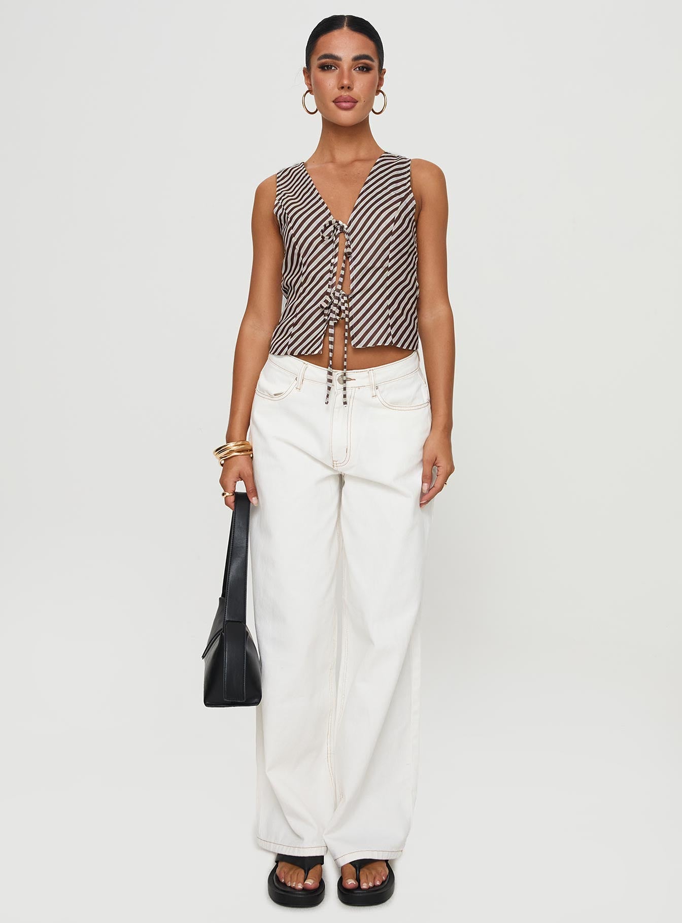 Lishar Top Brown Stripe、mySite、solidvoid