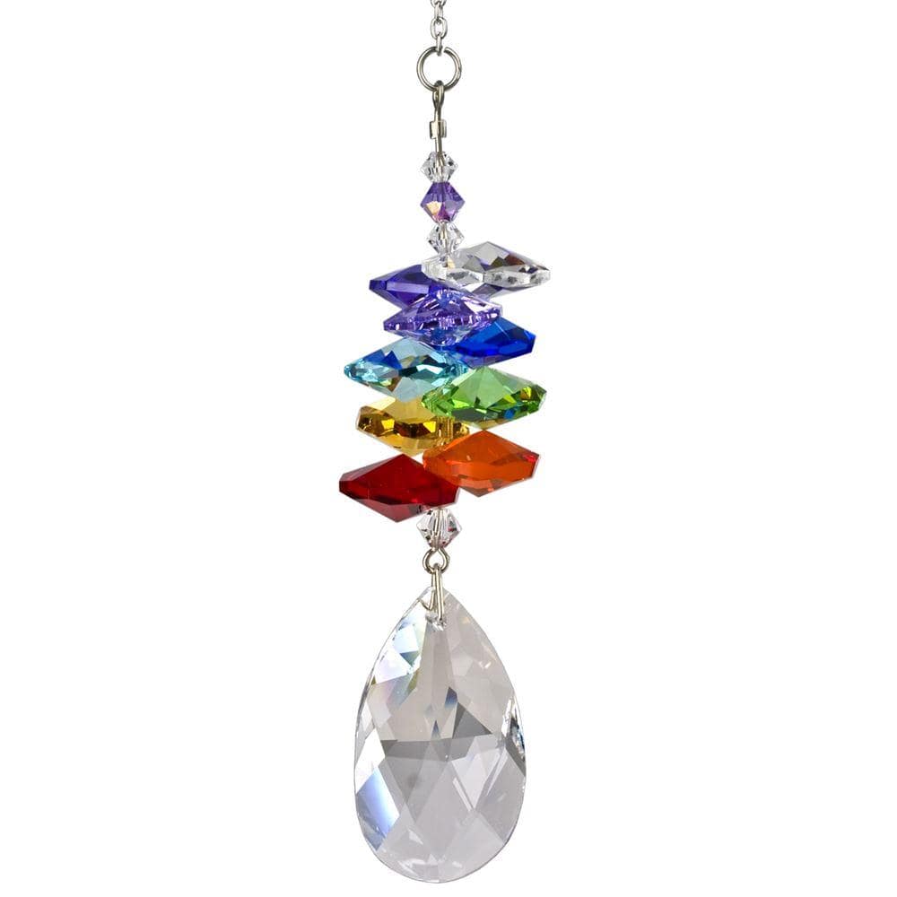 Crystal Cascades- Moonlight Blue & Rainbow Sun Catchers Rainbowmakers、mySite、g9winljtr