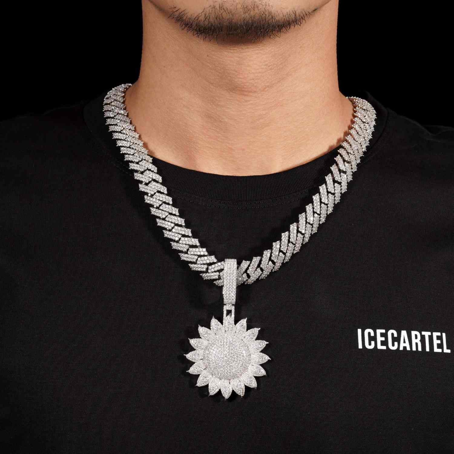 SUNSHINE Custom Moissanite Pendant 14K Gold、mySite、hinf8tx79