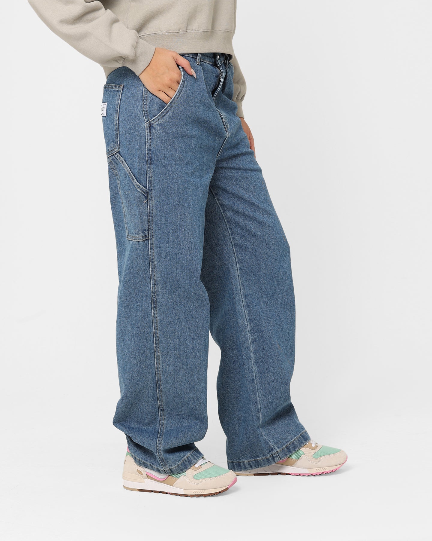 Stussy Women's Nevada Denim Pants Indigo Denim、mySite、zt4zffjzw