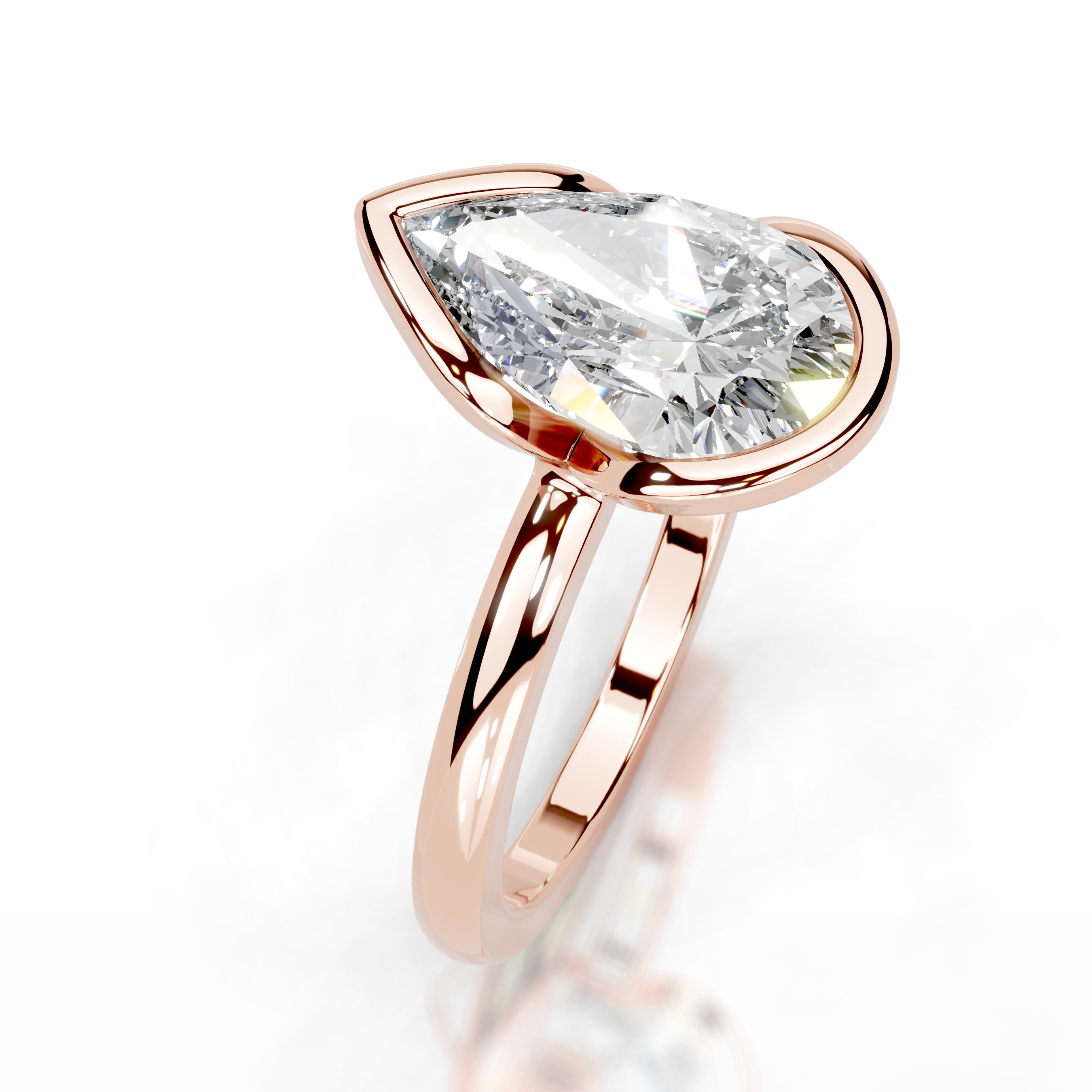 Thor Lab Grown Diamond Ring - 14K Rose Gold、mySite、hinf8tx79