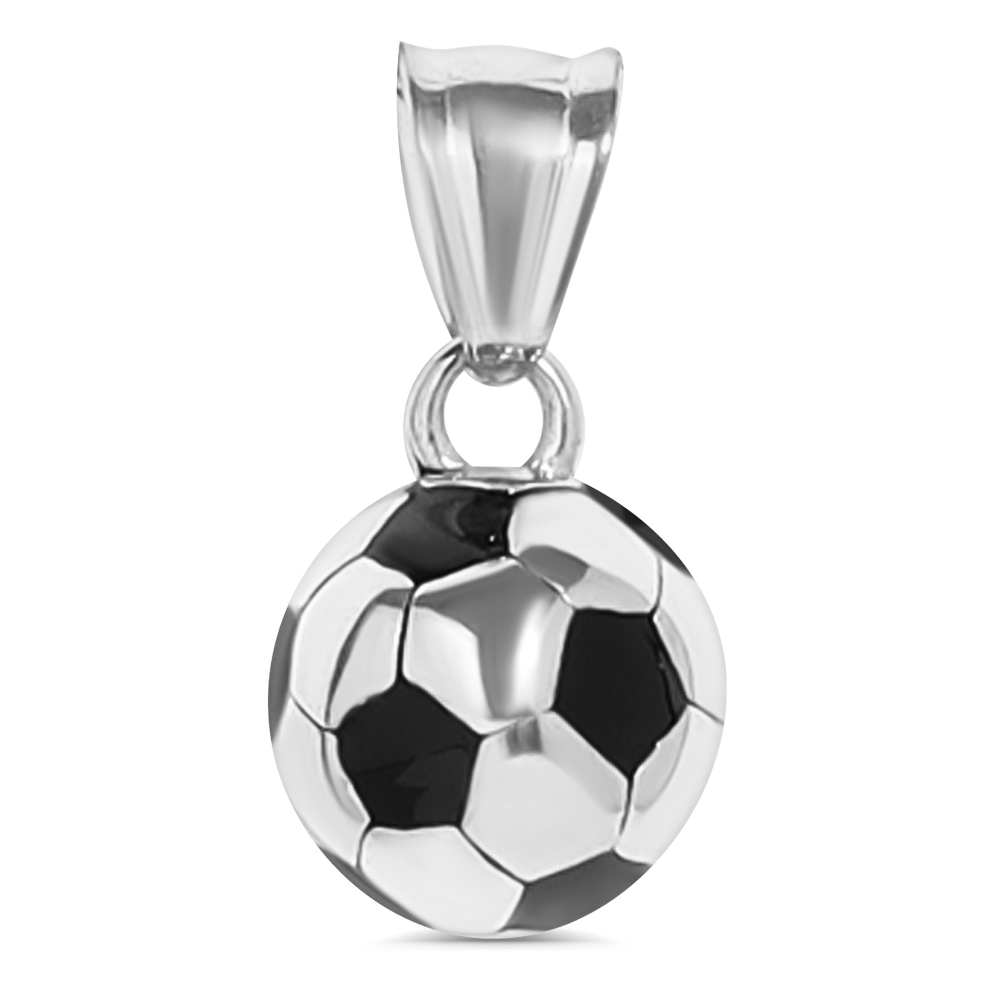 18K Gold PVD Stainless Steel 3D Soccer Ball Charm / PDL0182、mySite、dreamappss