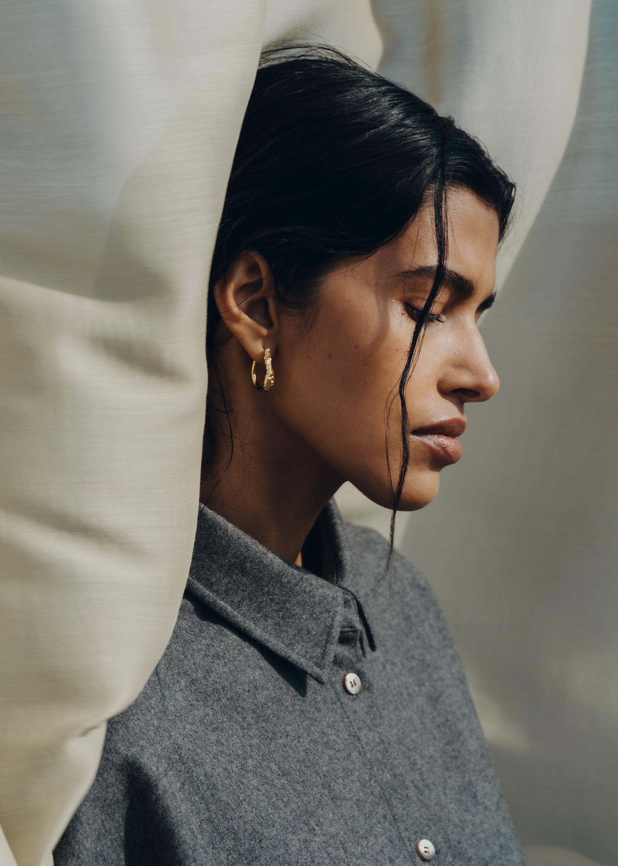 Cr茅oles slim Eroz - Dor茅e � l��or 24 carats、mySite、camillekostekn