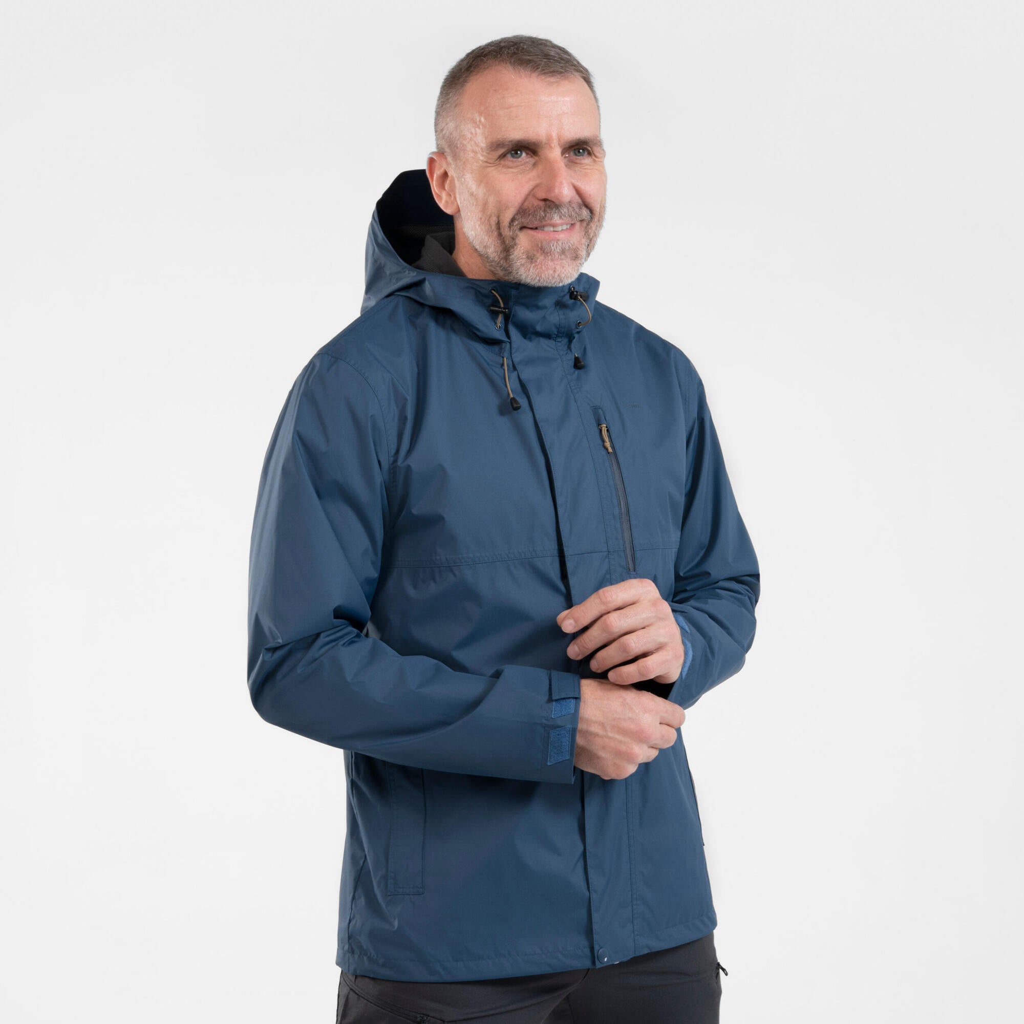 Quechua Men's NH500 Imper Waterproof Rain Jacket