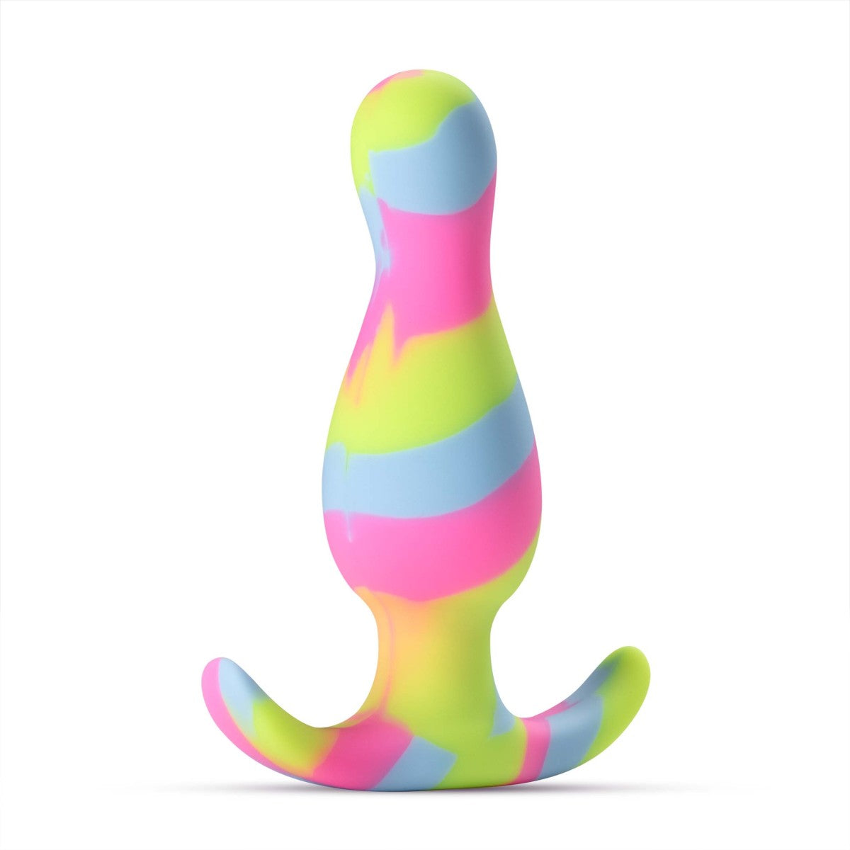 Avant By Blush® | Kaleido Lime: Artisan 3 Inch Tapered Stayput™ Butt Plug with Pleasure Curves - Elegantly Made with Smooth Ultrasilk® Purio™ Silicone、mySite、bottomscart